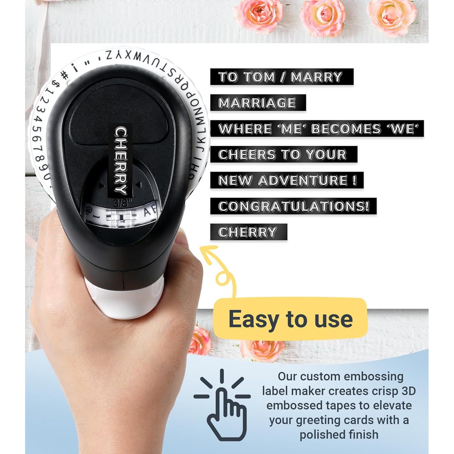 Fabricador de Etiquetas en Relieve EazeID Omega S Negro 3D