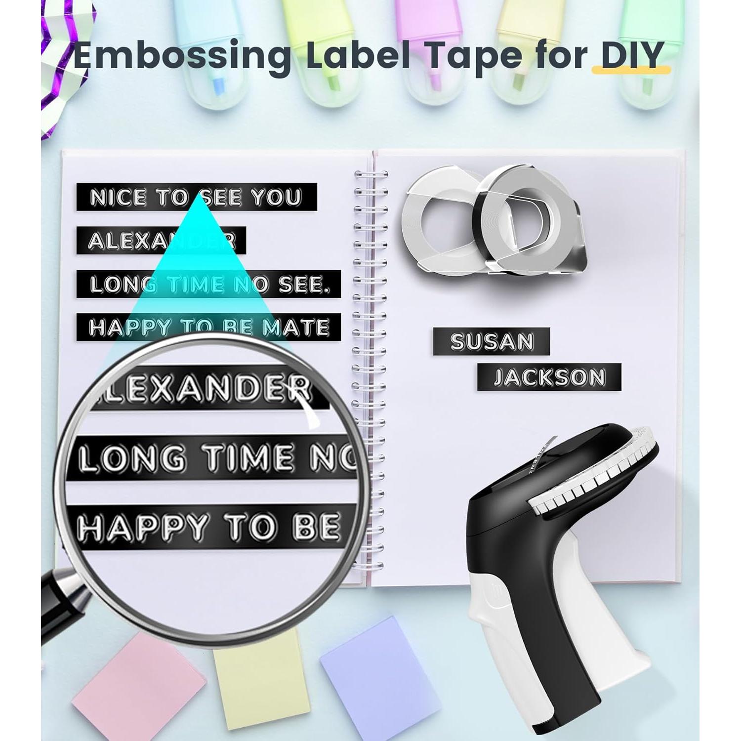 Fabricador de Etiquetas en Relieve EazeID Omega S Negro 3D