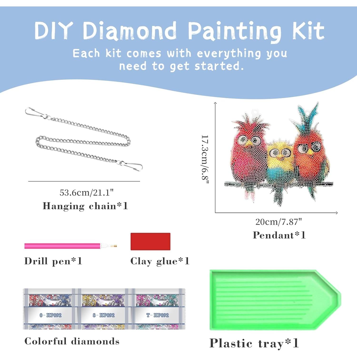 Kit de Pintura de Diamante ZORETCO 5D Aves 223500 Piezas