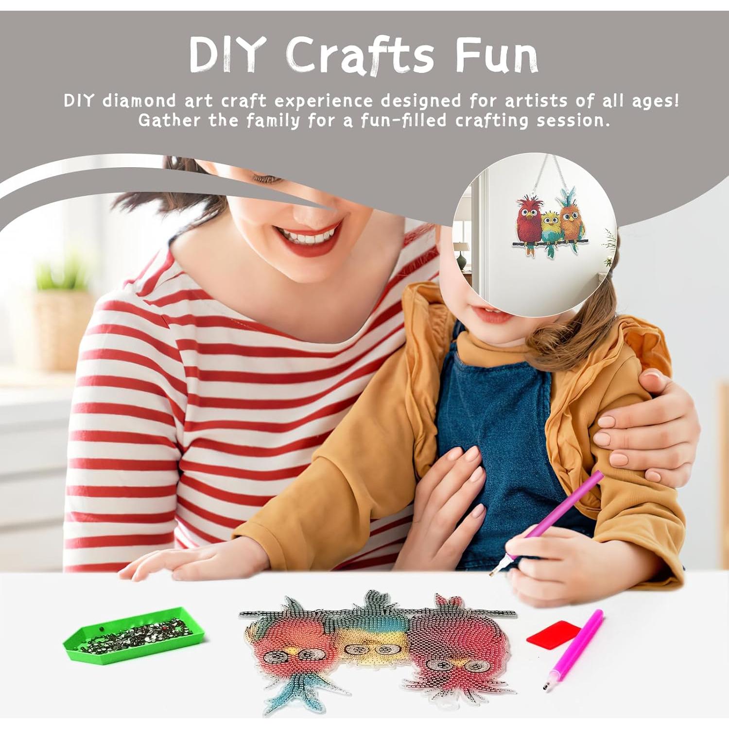 Kit de Pintura de Diamante ZORETCO 5D Aves 223500 Piezas