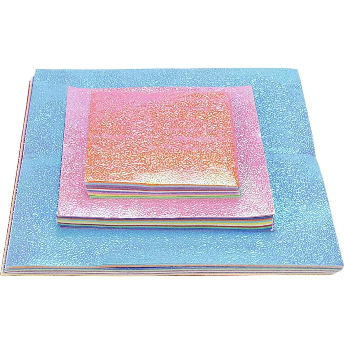 150 Hojas de Papel de Origami Brillante WDONAY 7cm 10cm 15cm