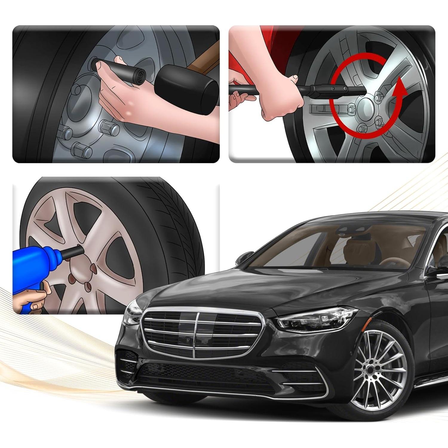 Llave de Tuerca de Buje 6 Puntas SamWinGear 21mm 22mm