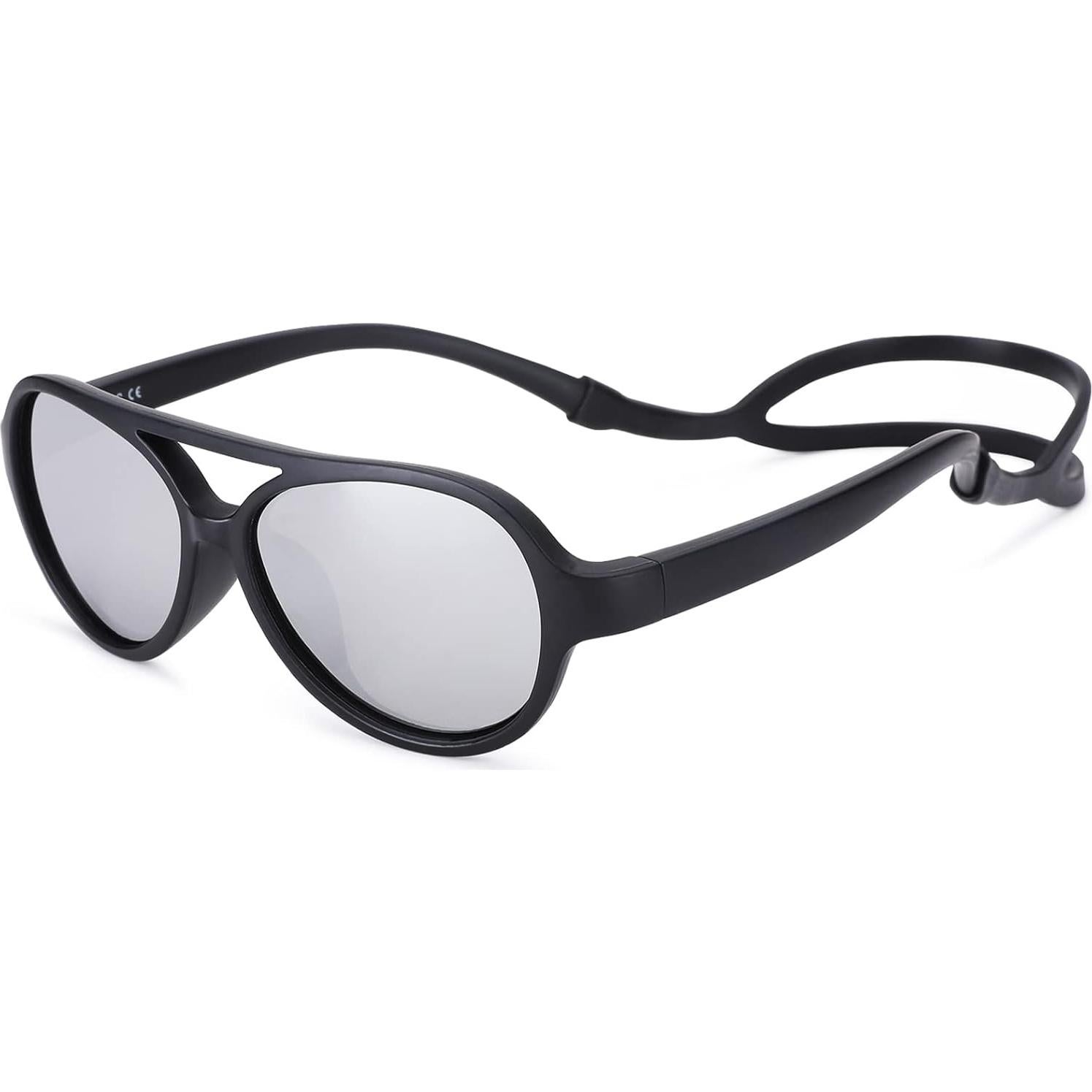 Gafas de sol polarizadas COASION para bebés UV400 con correa