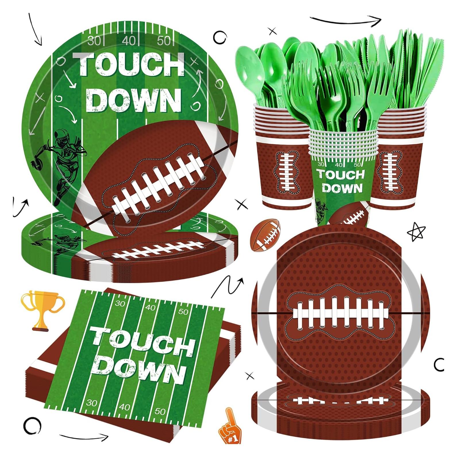 Juego de Suministros para Fiesta de Fútbol 140 Piezas WISSLERMER