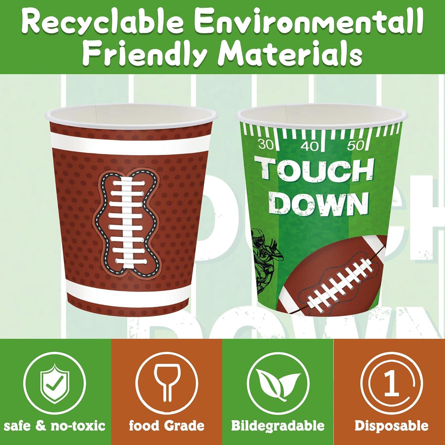 Juego de Suministros para Fiesta de Fútbol 140 Piezas WISSLERMER