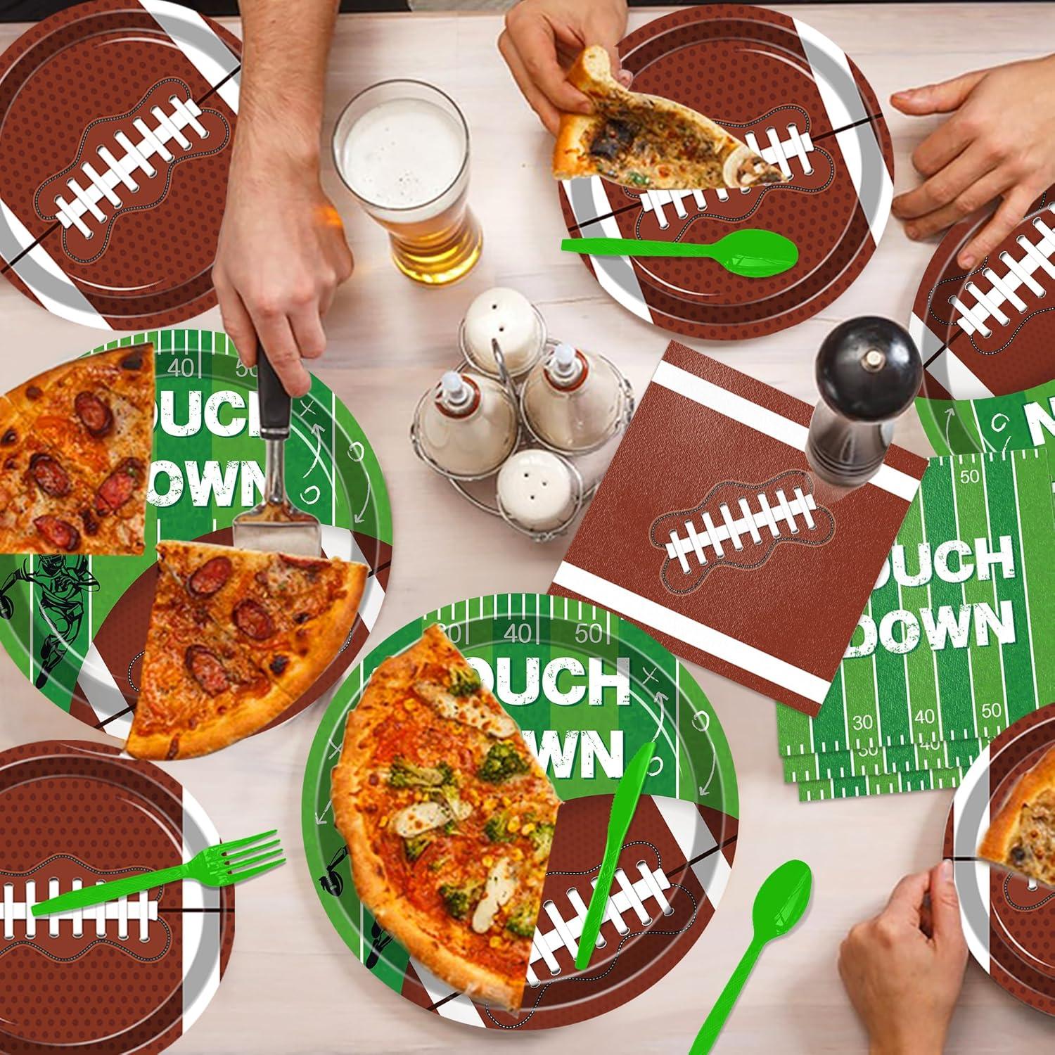 Juego de Suministros para Fiesta de Fútbol 140 Piezas WISSLERMER