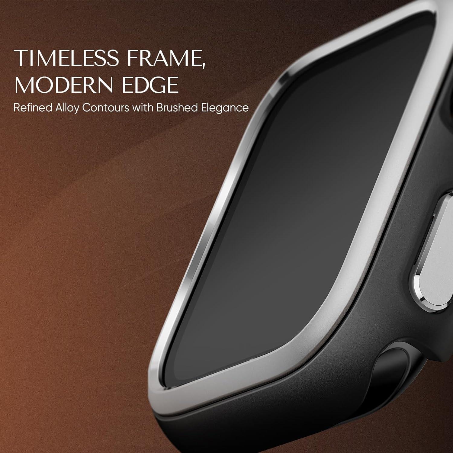 Funda de Metal Suitisbest para Apple Watch 40mm con Protector