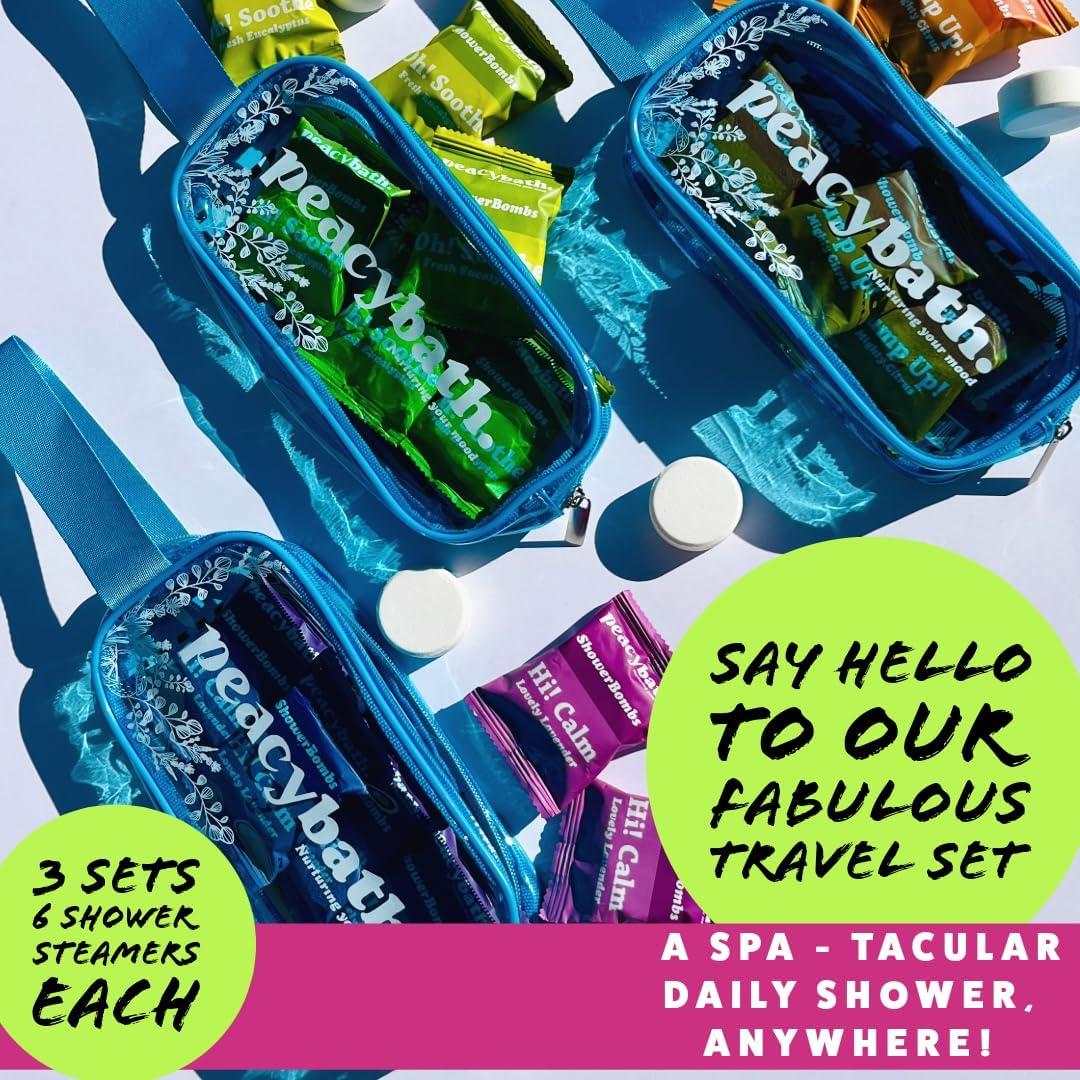 Bombas de Ducha Aromaterapia PeacyBath - Set de 6 Cítricos