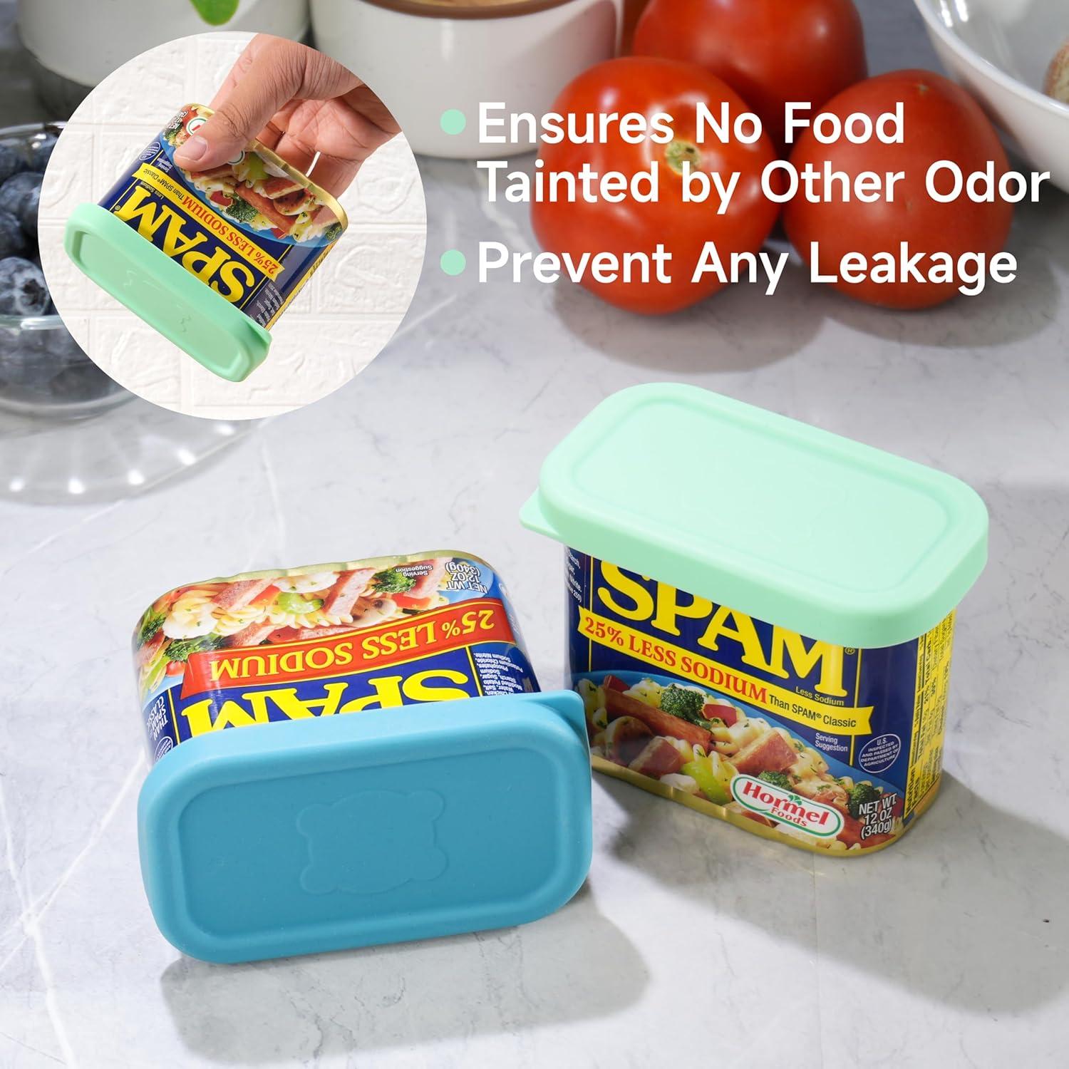 2 Tapas de Silicona para Latas de Spam Purekra 12 oz