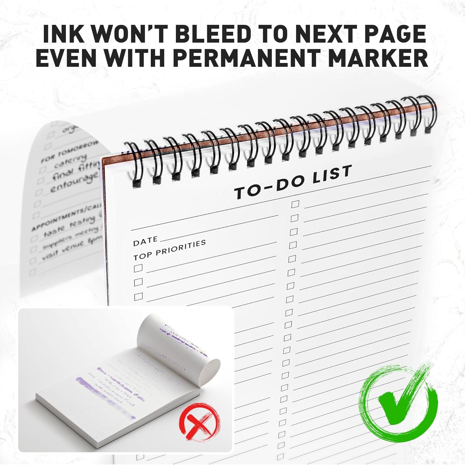 Bloc de Notas de Tareas Diarias De una Clase Feliz - 6 Paquetes