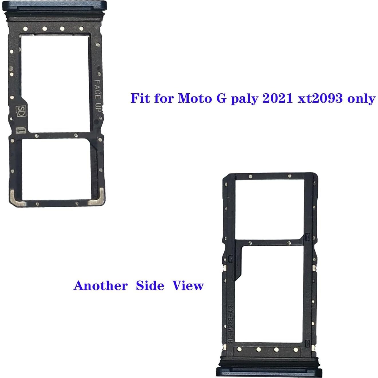 Bandeja SIM Reemplazo Azul para Motorola Moto G Play 2021