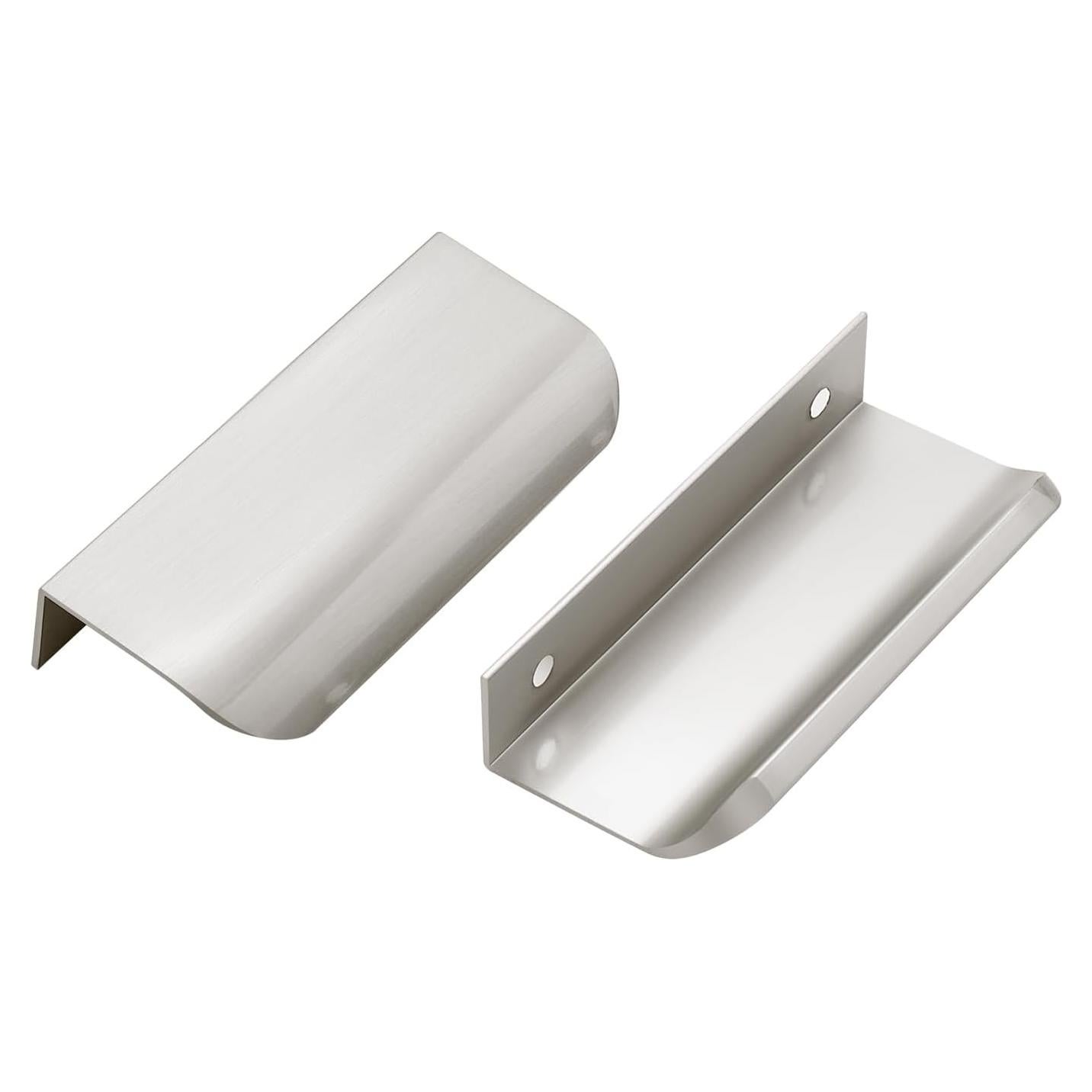 Tiradores de Gabinete Ravinte 80mm Acero Cepillado 1 Unidad