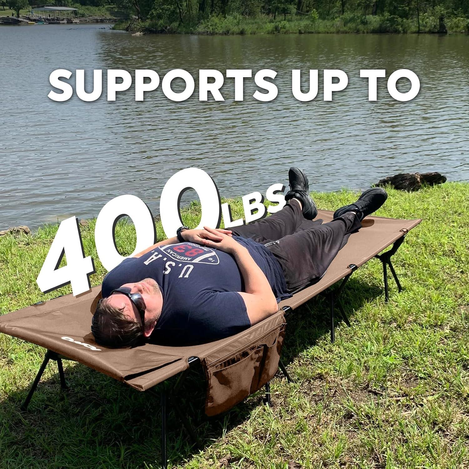 Cama de Camping ICECO CC190 Pro Plegable 180 kg Khaki