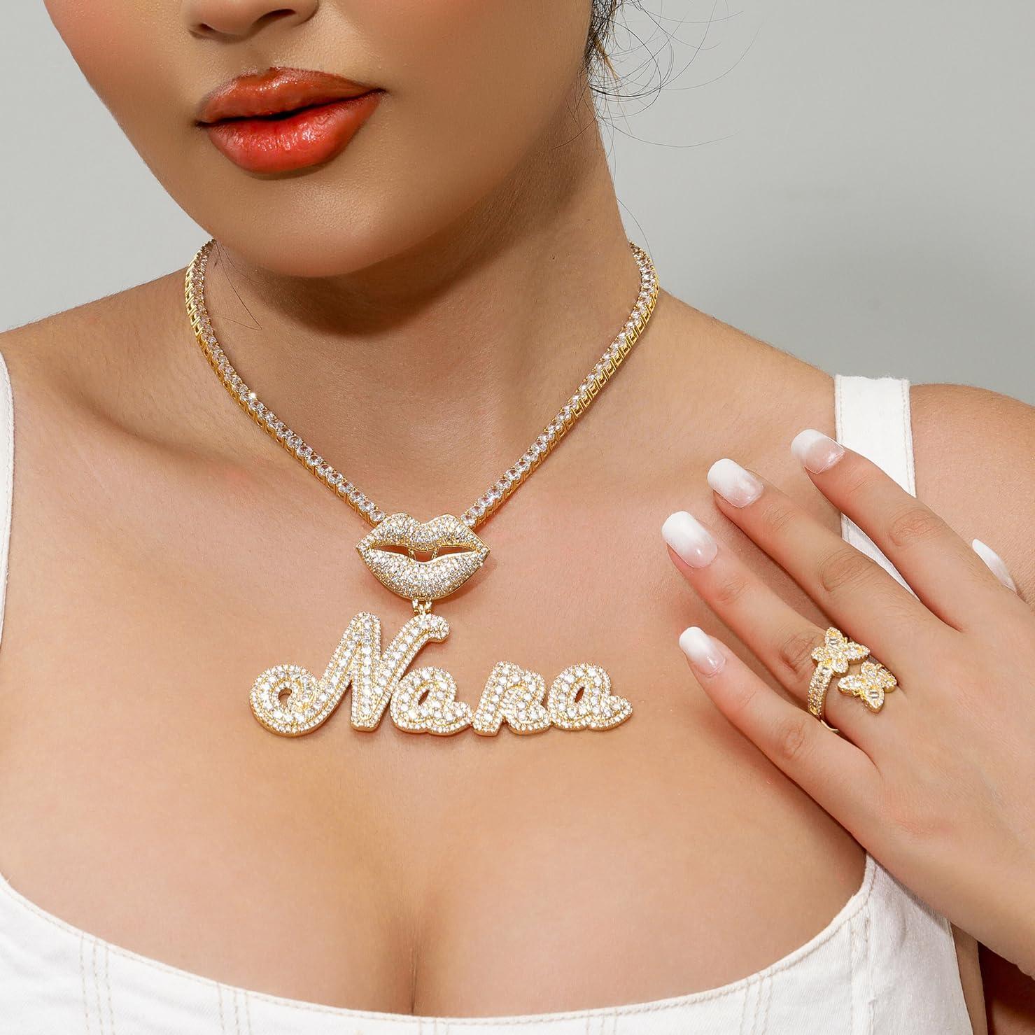 Anillo de mariposa dorado con diamantes CZ para mujer