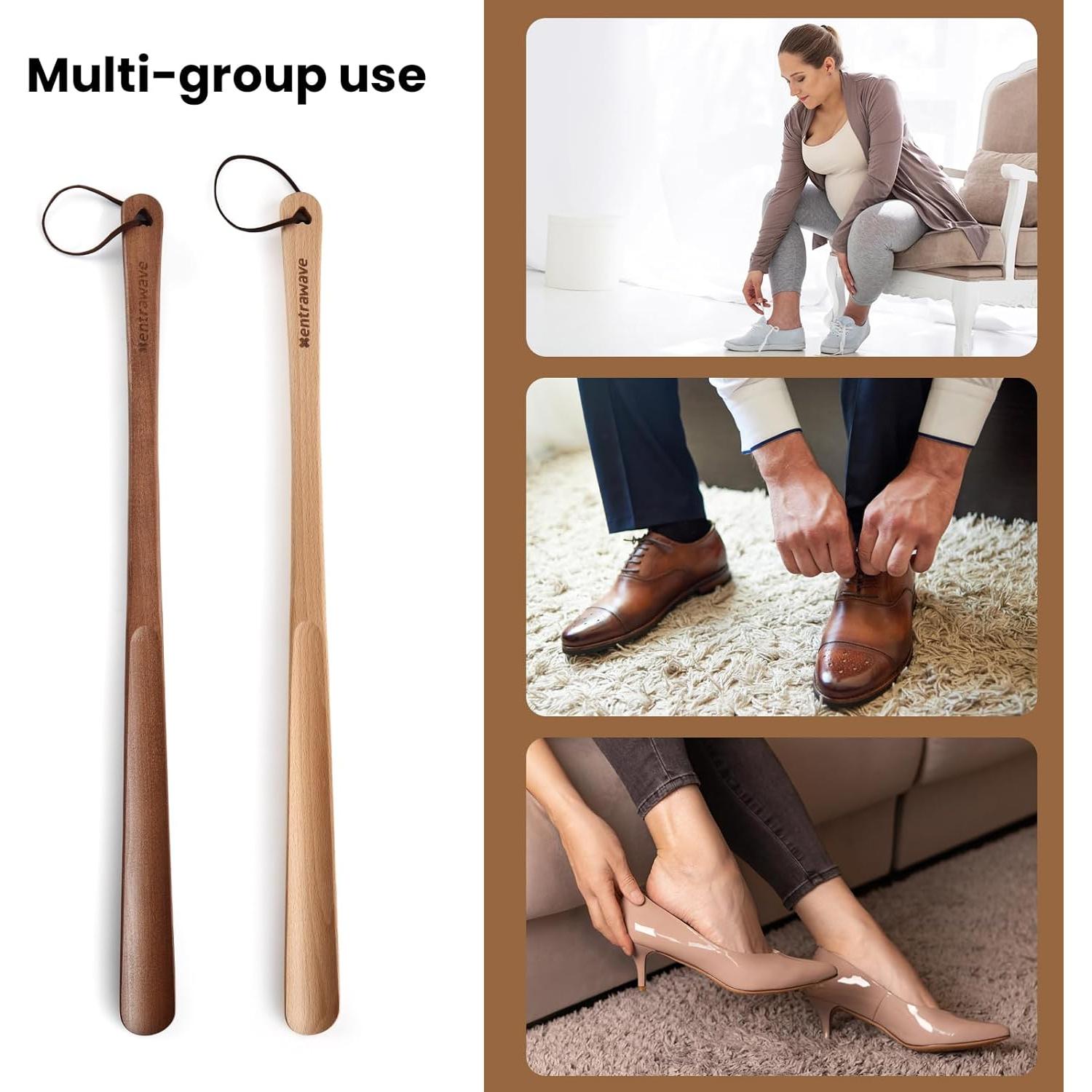 Cuchara de zapato de madera Xentrawave 60 cm para mayores