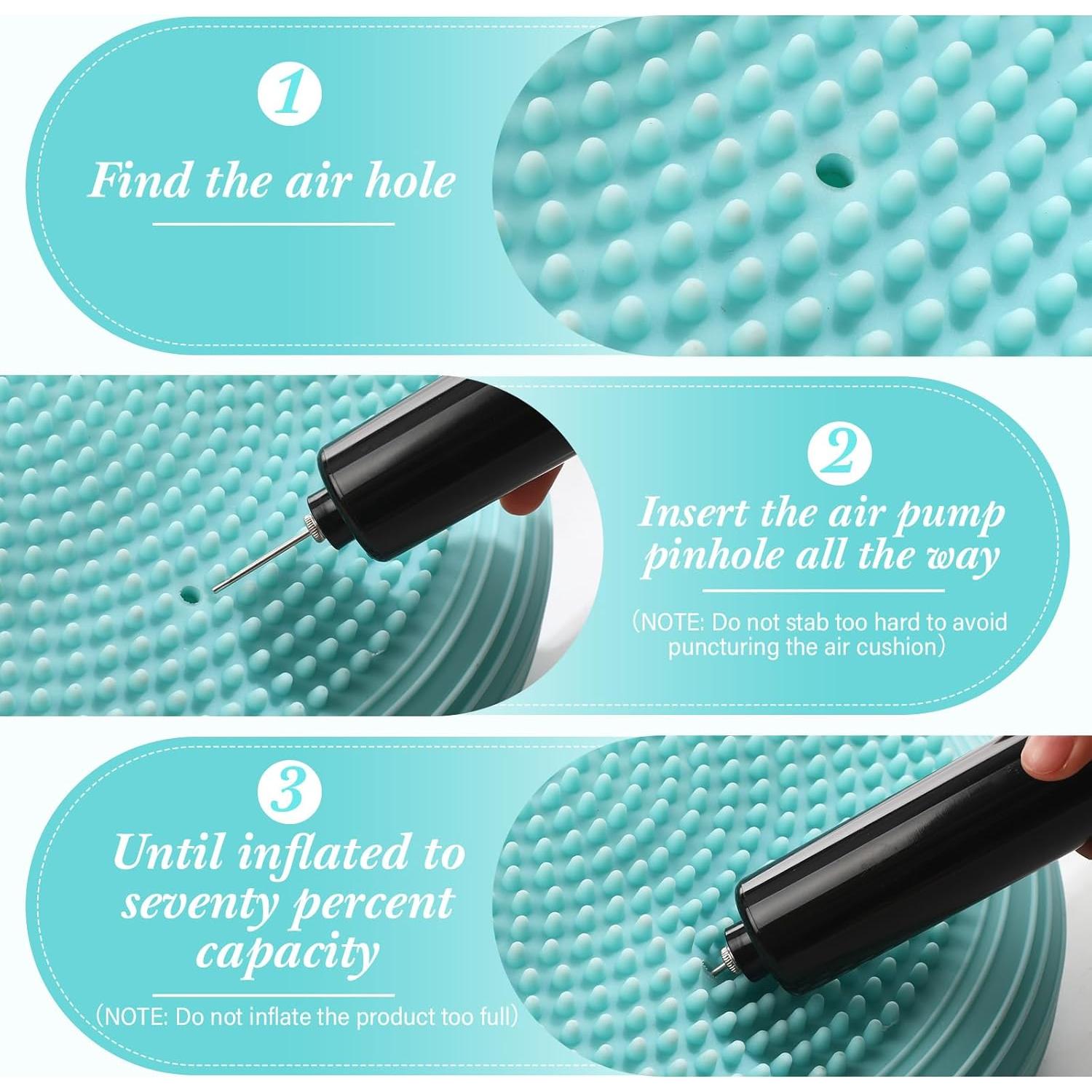 Cojín de Balance Libima Azul Isla Aqua 33cm para Niños