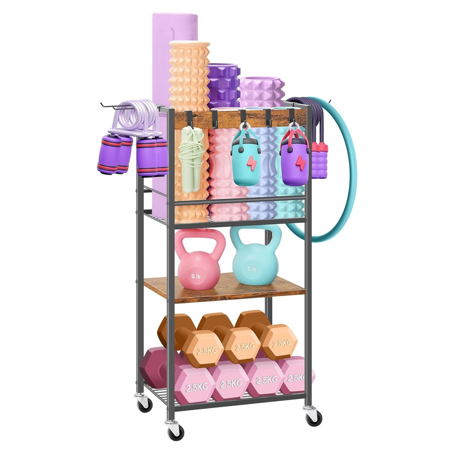 Estante de Almacenamiento Nandae para Equipos de Ejercicio