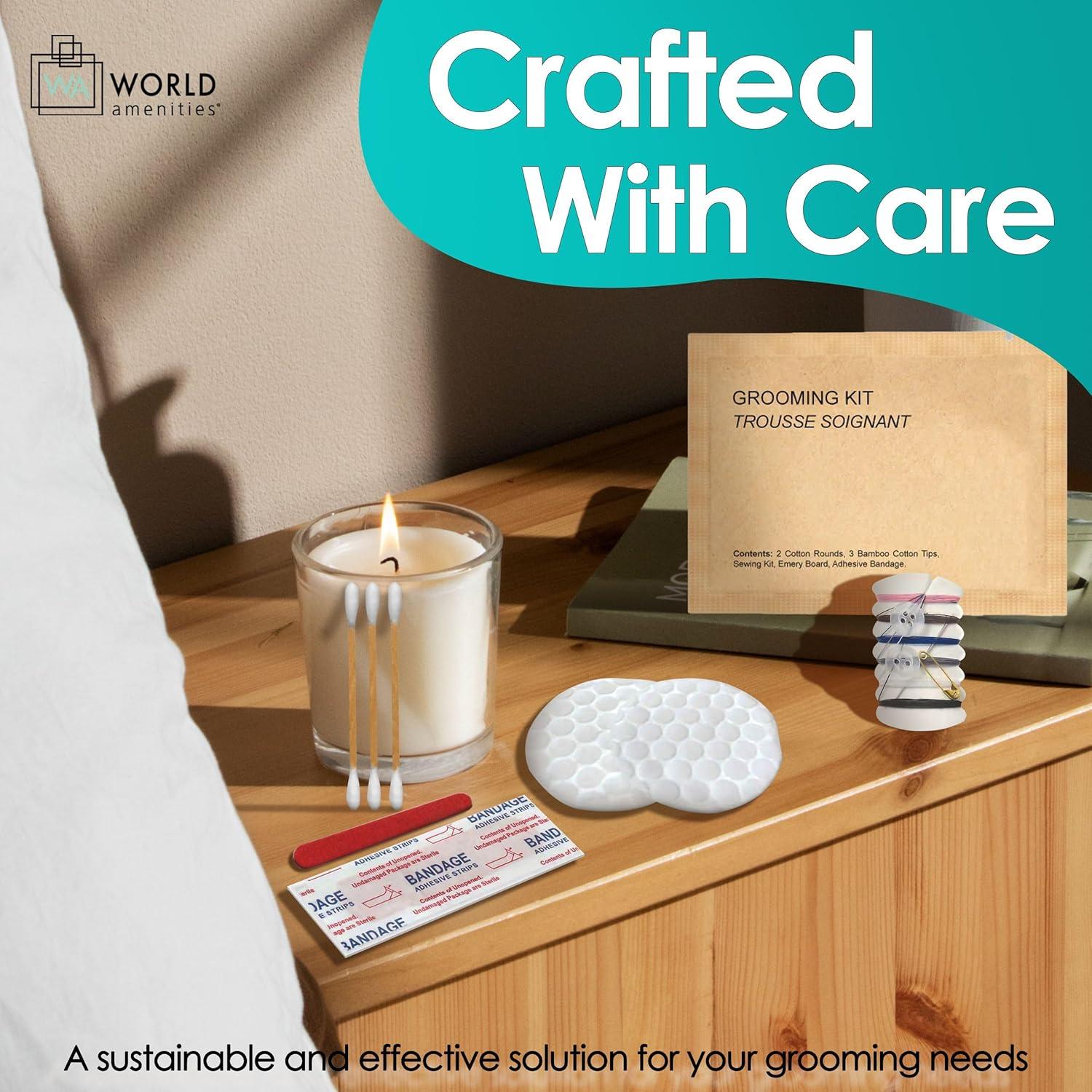 Kit de Aseo de Papel Kraft World Amenities - 100 Piezas