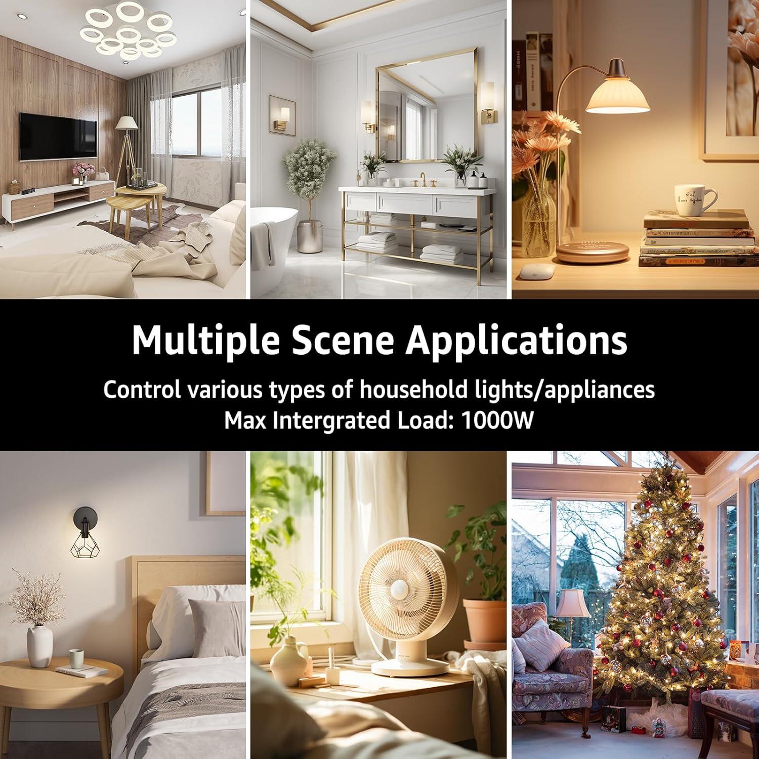 Kit Interruptor Inalámbrico NineLeaf Mini 1 Receptor 1000W