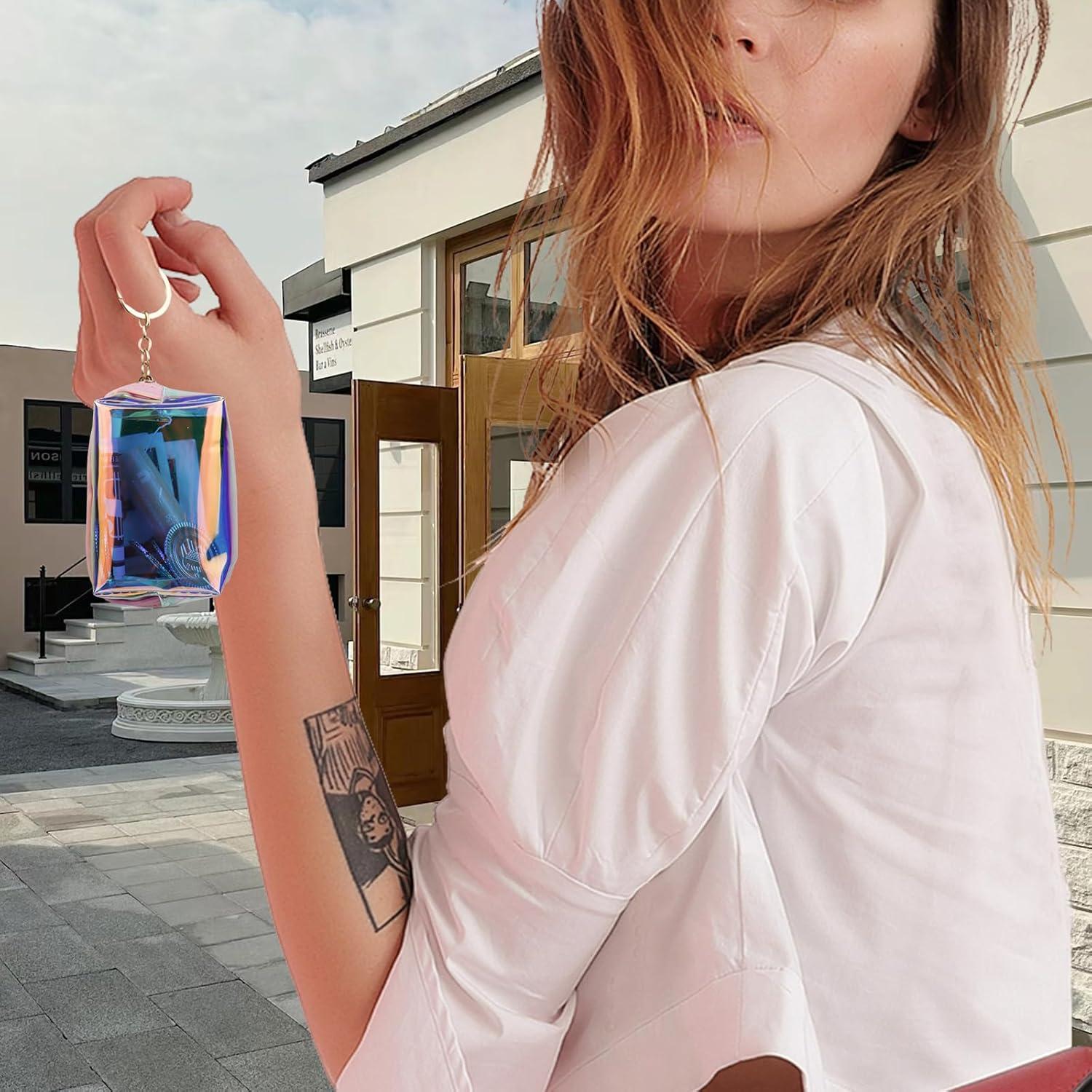 Monedero de Mujeres AdiStylinno Rosa Brillante Impermeable