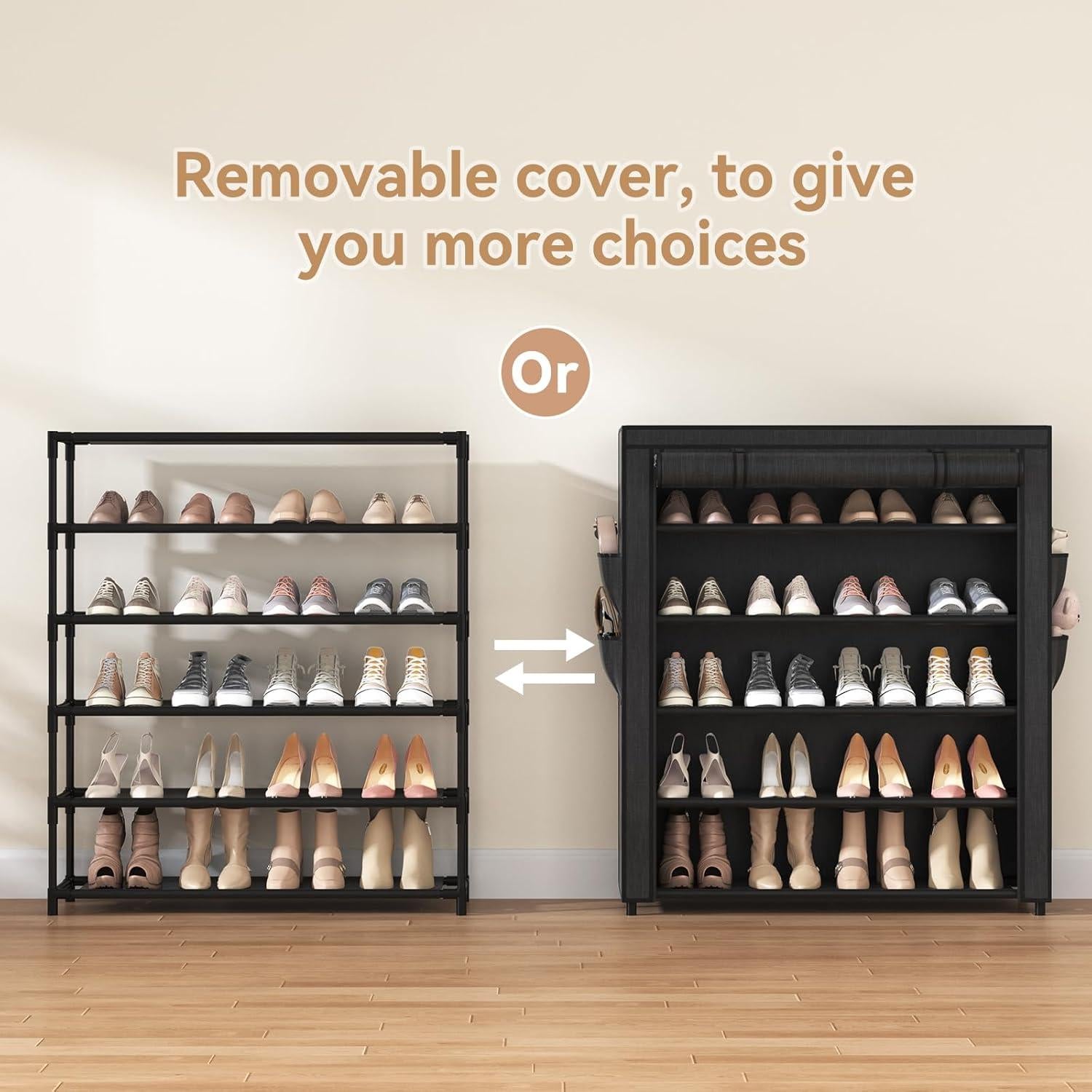 Estante para Zapatos VILICK 5 Niveles Ahorra Espacio 20-24 Pares