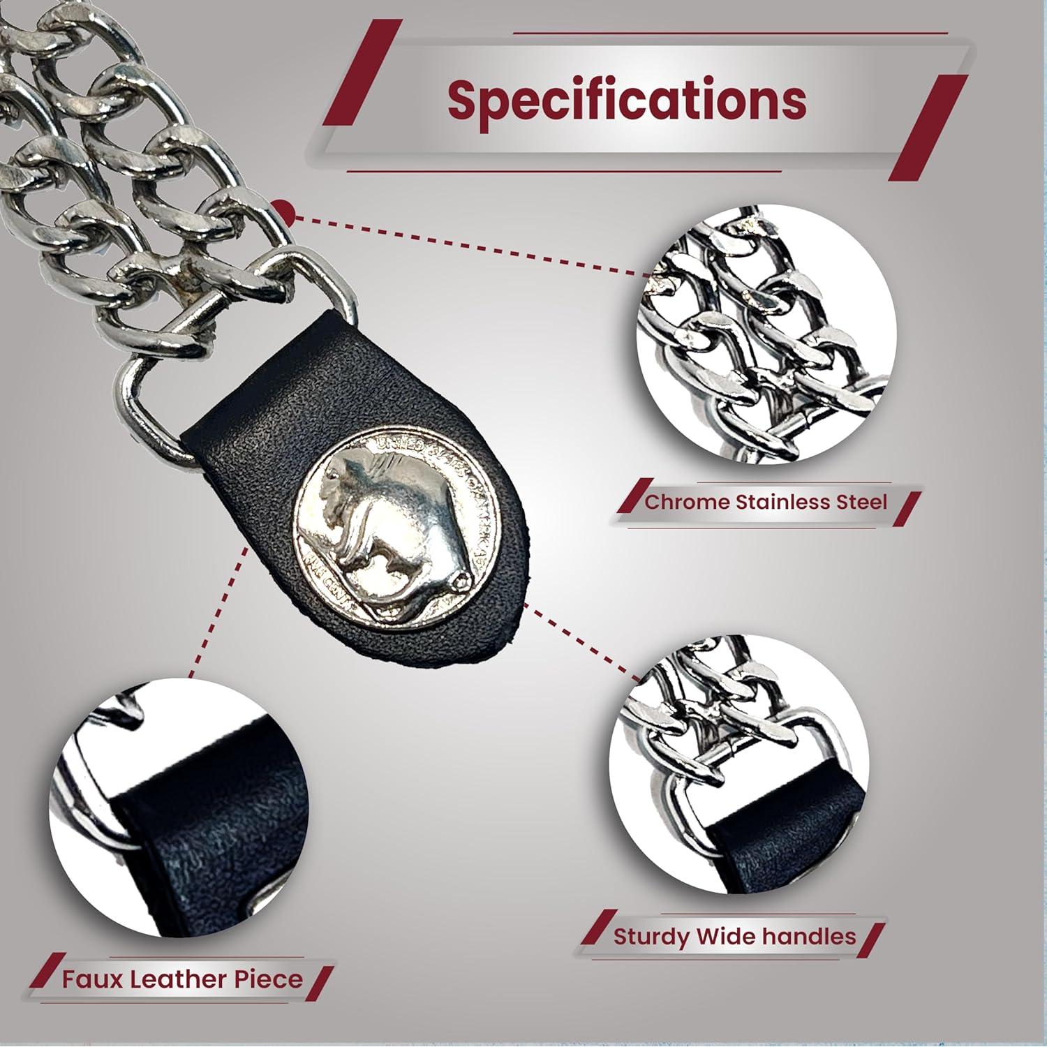 Extensores de Chaleco de Motocicleta Unisex - Cadenas de Cromo