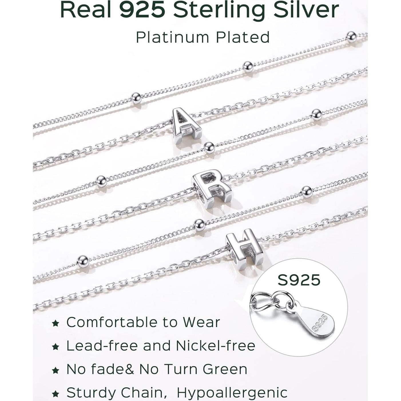 Pulsera de Tobillo ChicSilver Plata Esterlina 925 Ajustable