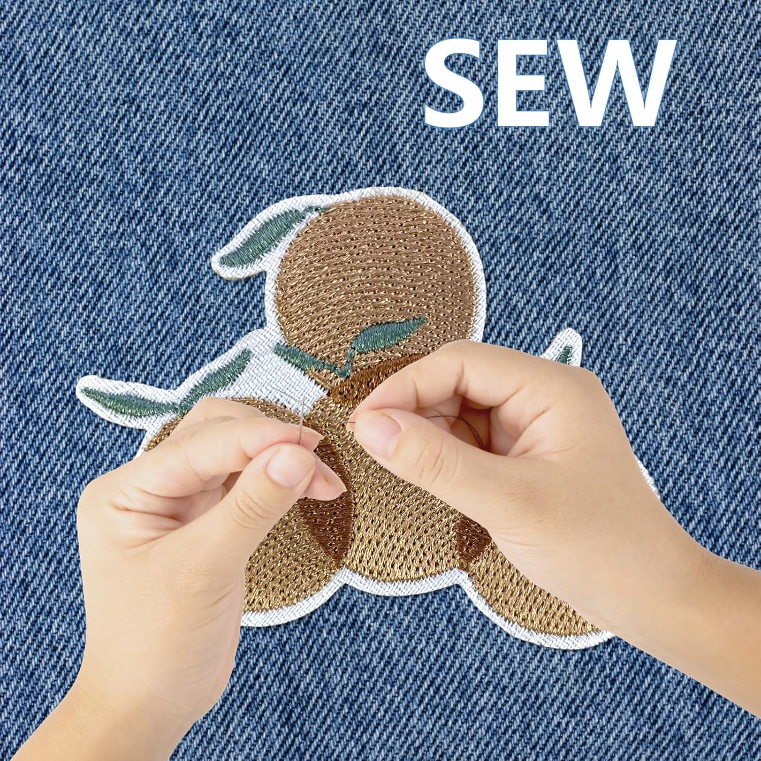 Parches de Bordado Cazzon Boho Girly 16 Pcs 2.8-6.6 cm