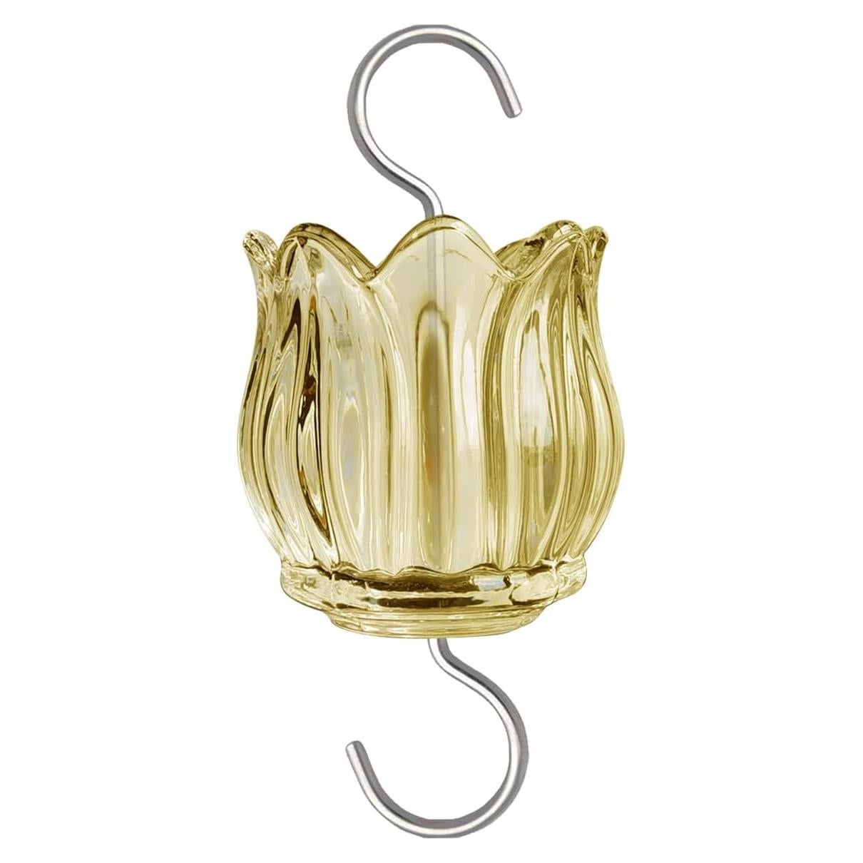 Moat de vidrio HOLAHOMA para colibríes 90 ml dorado