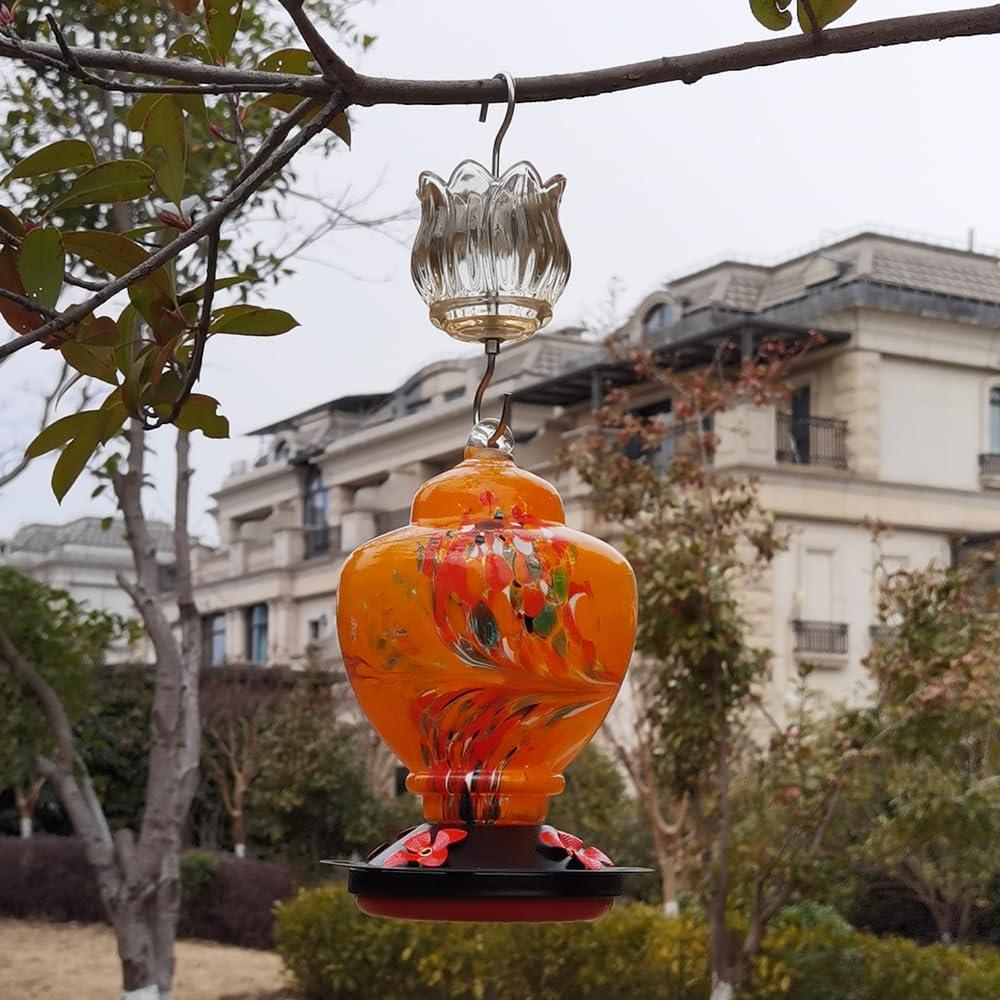 Moat de vidrio HOLAHOMA para colibríes 90 ml dorado