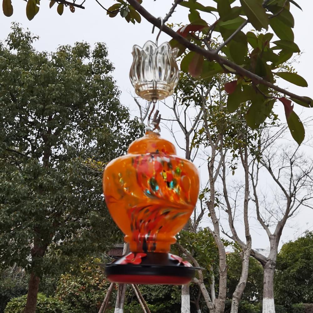 Moat de vidrio HOLAHOMA para colibríes 90 ml dorado