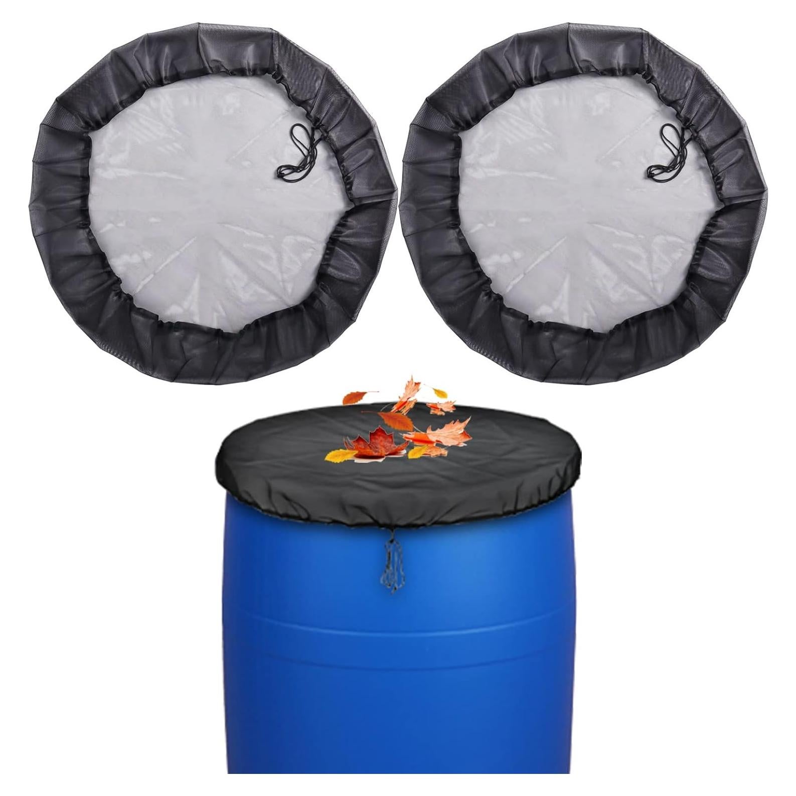 Funda de Malla para Barril de Lluvia Poweka 99 cm 2 Pcs
