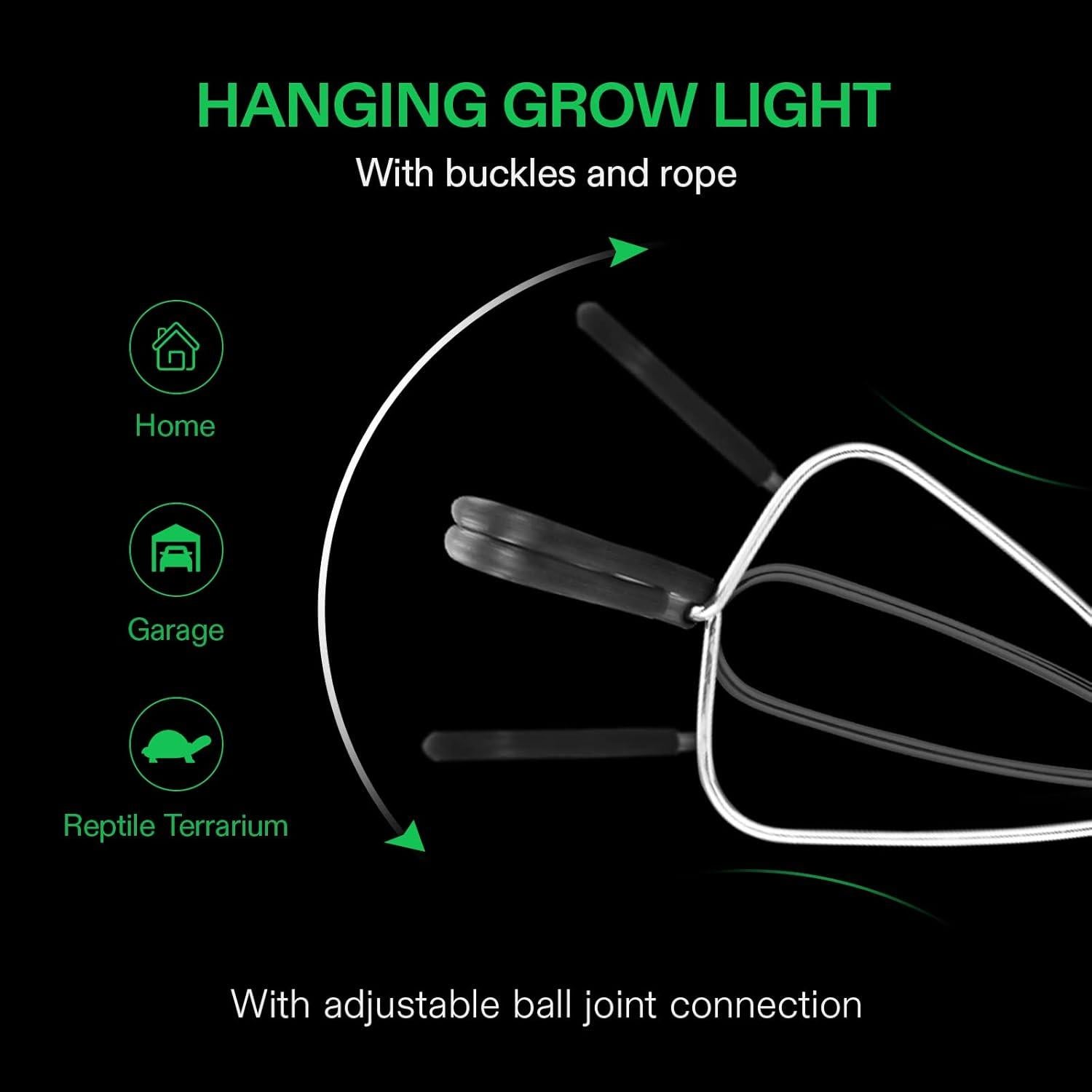 Lámpara de Abrazadera VIVOSUN 5.5" 2 Paquetes 60W E26