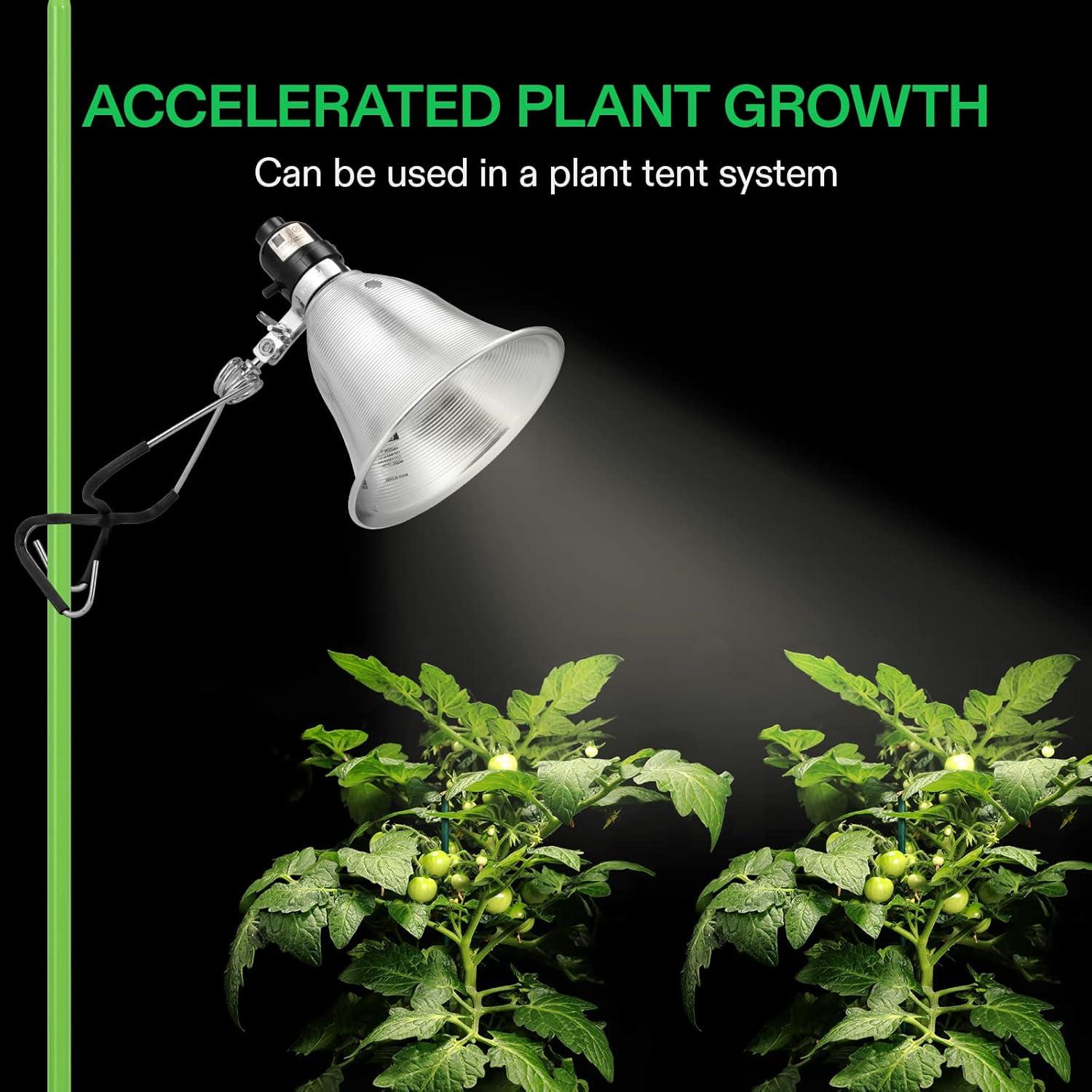 Lámpara de Abrazadera VIVOSUN 5.5" 2 Paquetes 60W E26