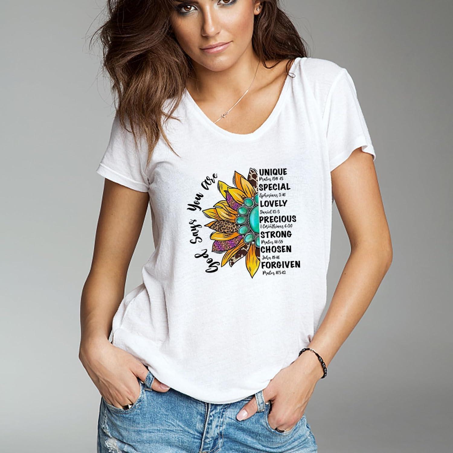 Calcomanías de Transferencia de Calor VISIAIP 8 Pcs Bendición