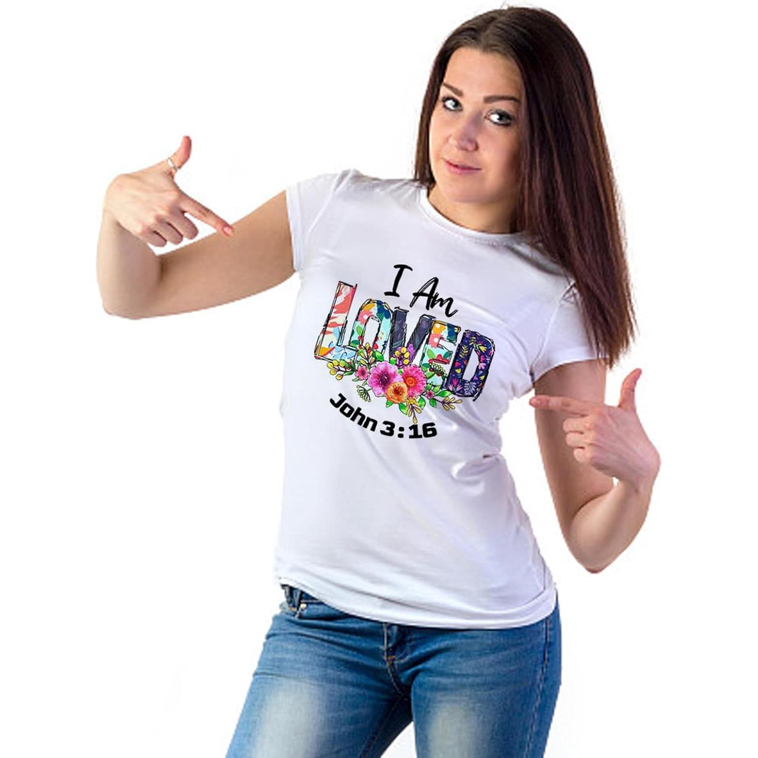 Calcomanías de Transferencia de Calor VISIAIP 8 Pcs Bendición