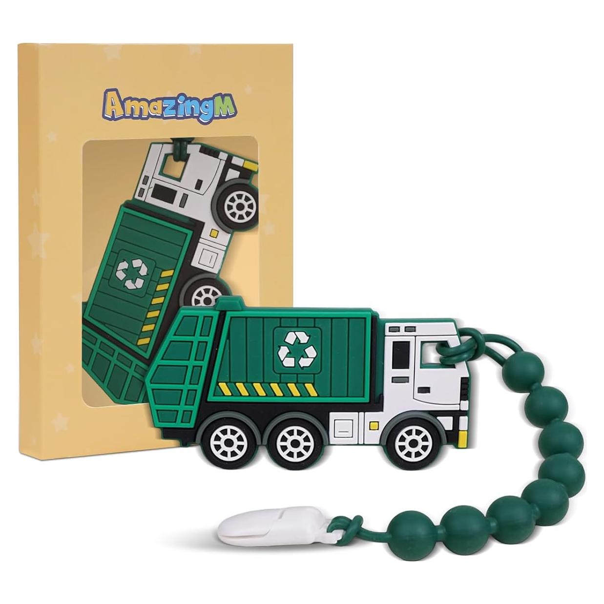 Mordedor de Silicona Alimentaria AmazingM Camión de Basura