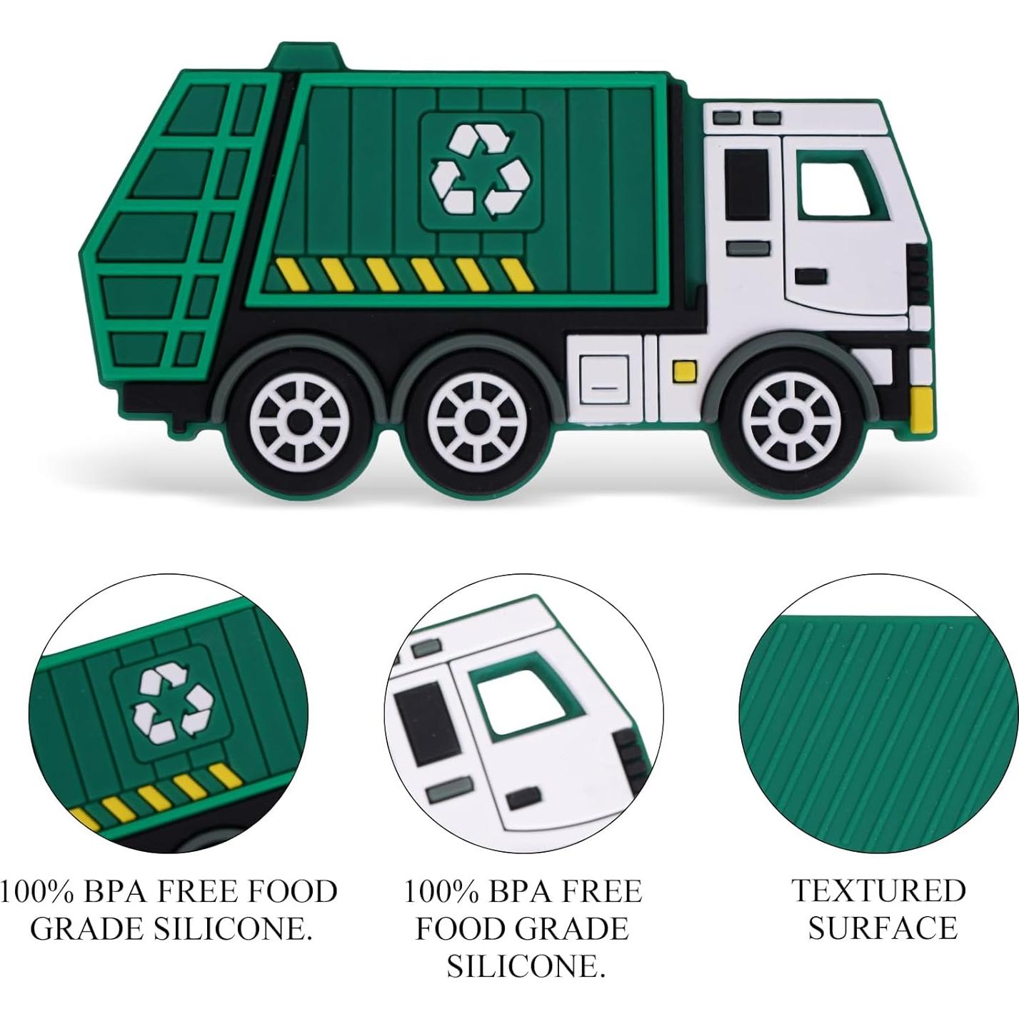 Mordedor de Silicona Alimentaria AmazingM Camión de Basura