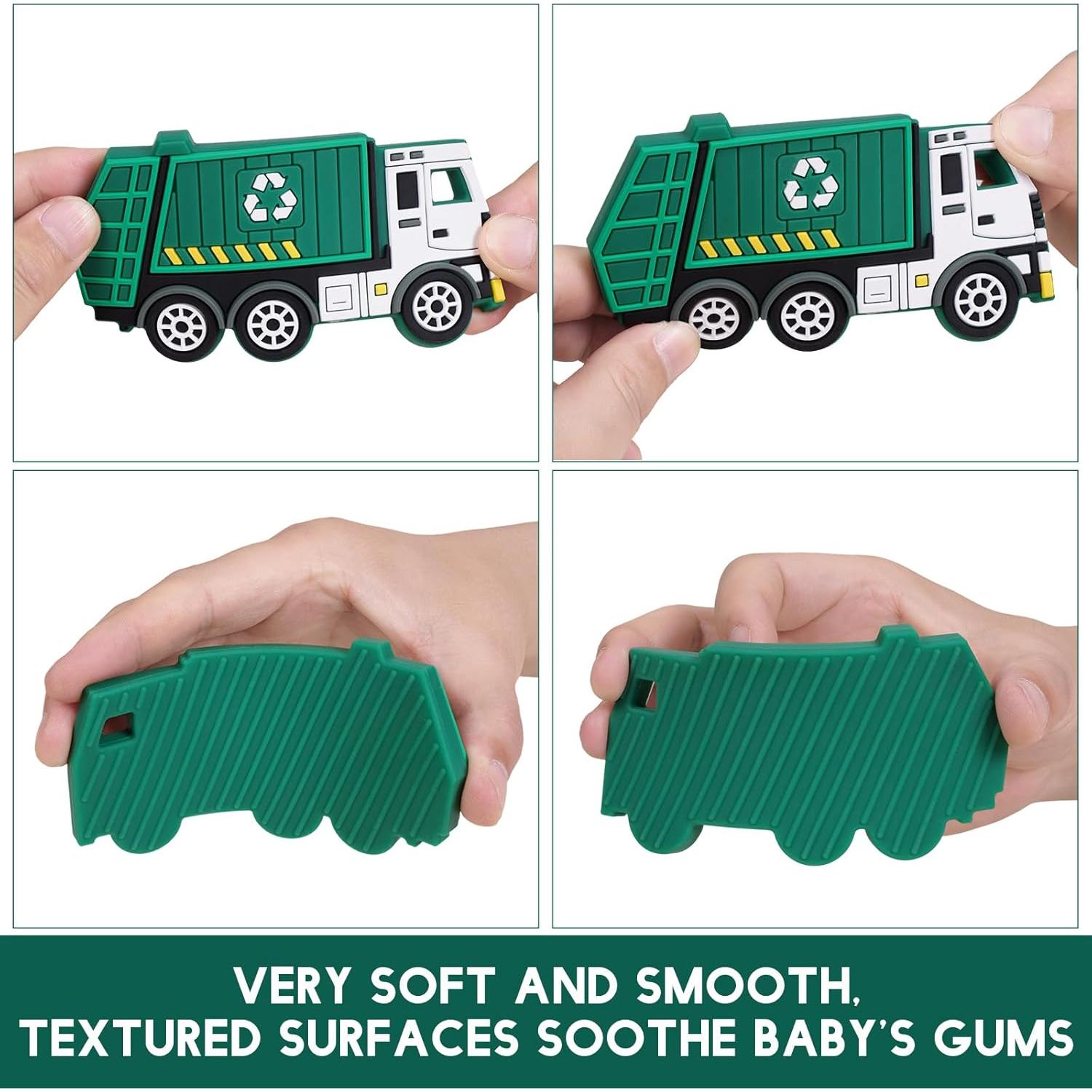 Mordedor de Silicona Alimentaria AmazingM Camión de Basura