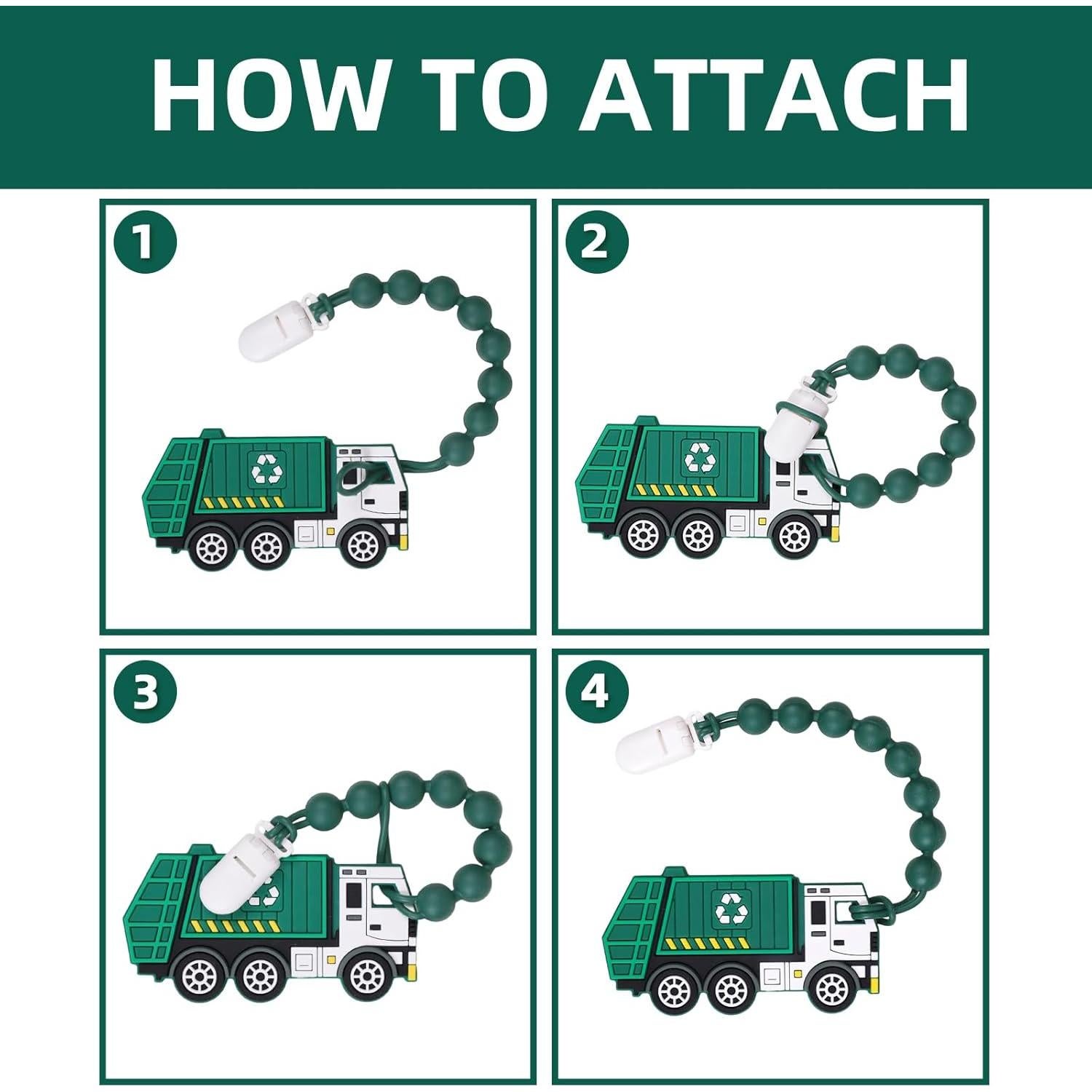 Mordedor de Silicona Alimentaria AmazingM Camión de Basura