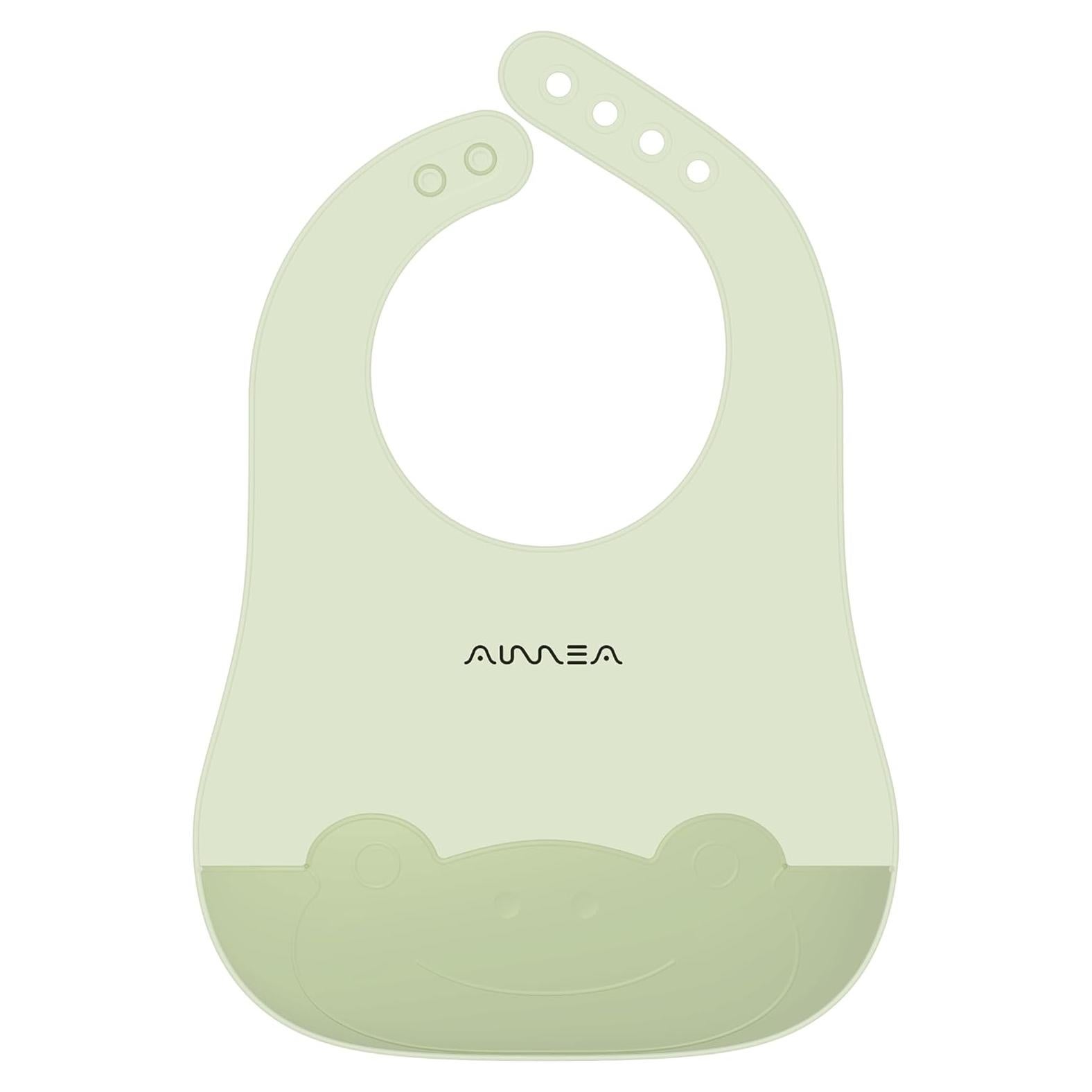 Baberos de Silicona Aurrea Ajustables e Impermeables 6M+