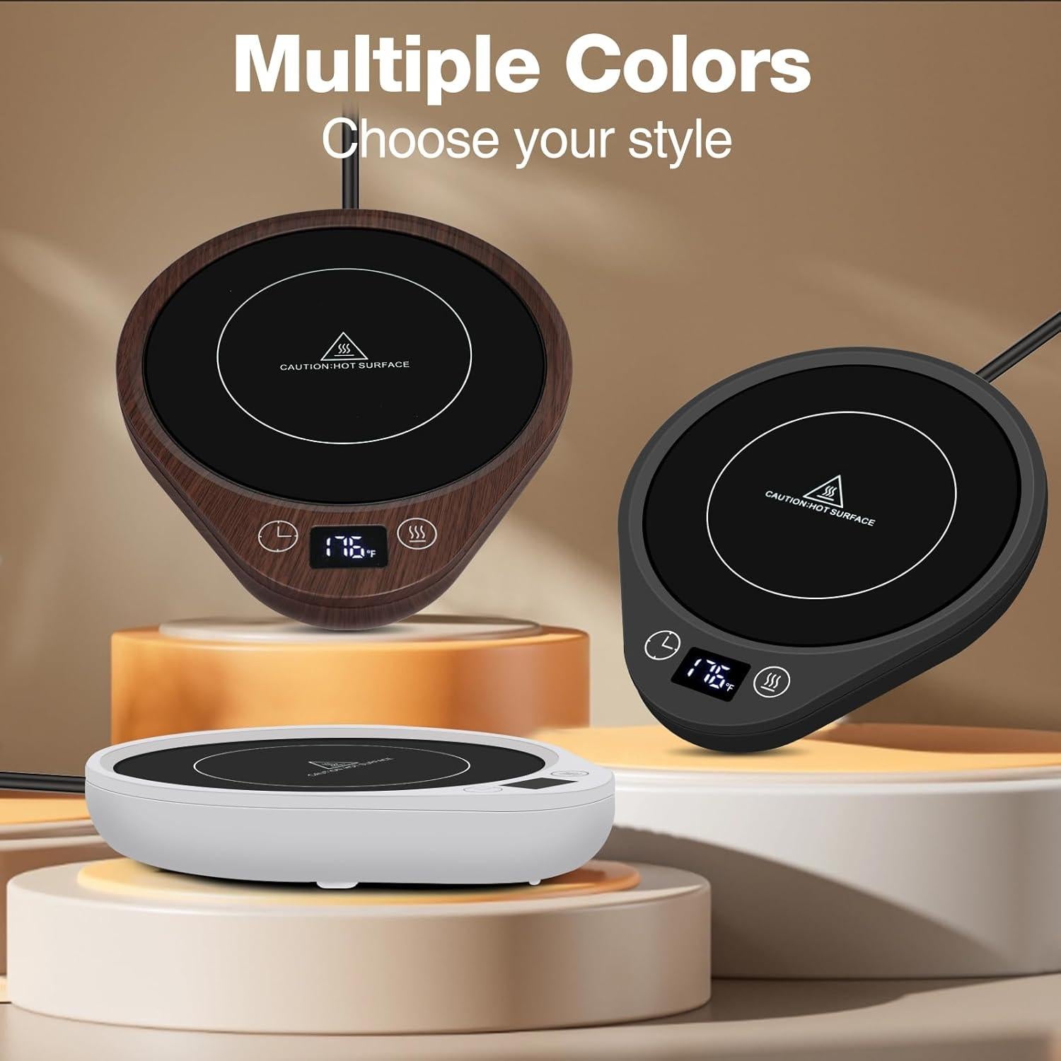 Calentador de Tazas PUSEE 36W con Apagado Automático 4H