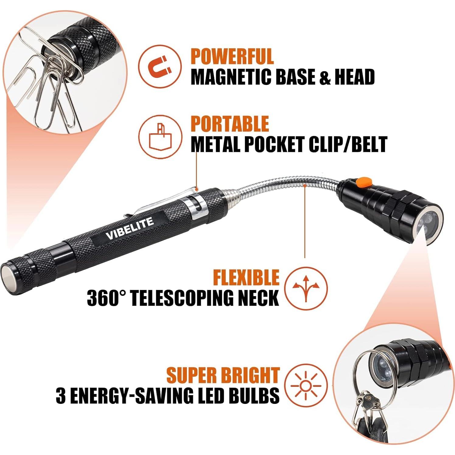 Herramienta Magnética VIBELITE 6 en 1 con Bolígrafos