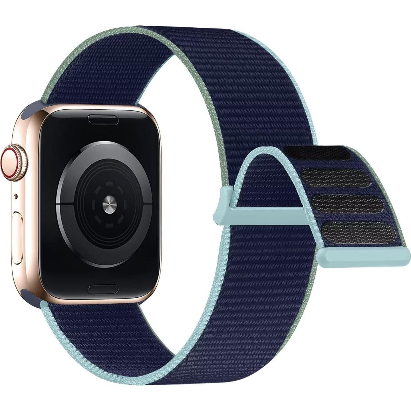 Correa de Nylon Deportiva Bifeiyo para Apple Watch 38-46mm Abismo