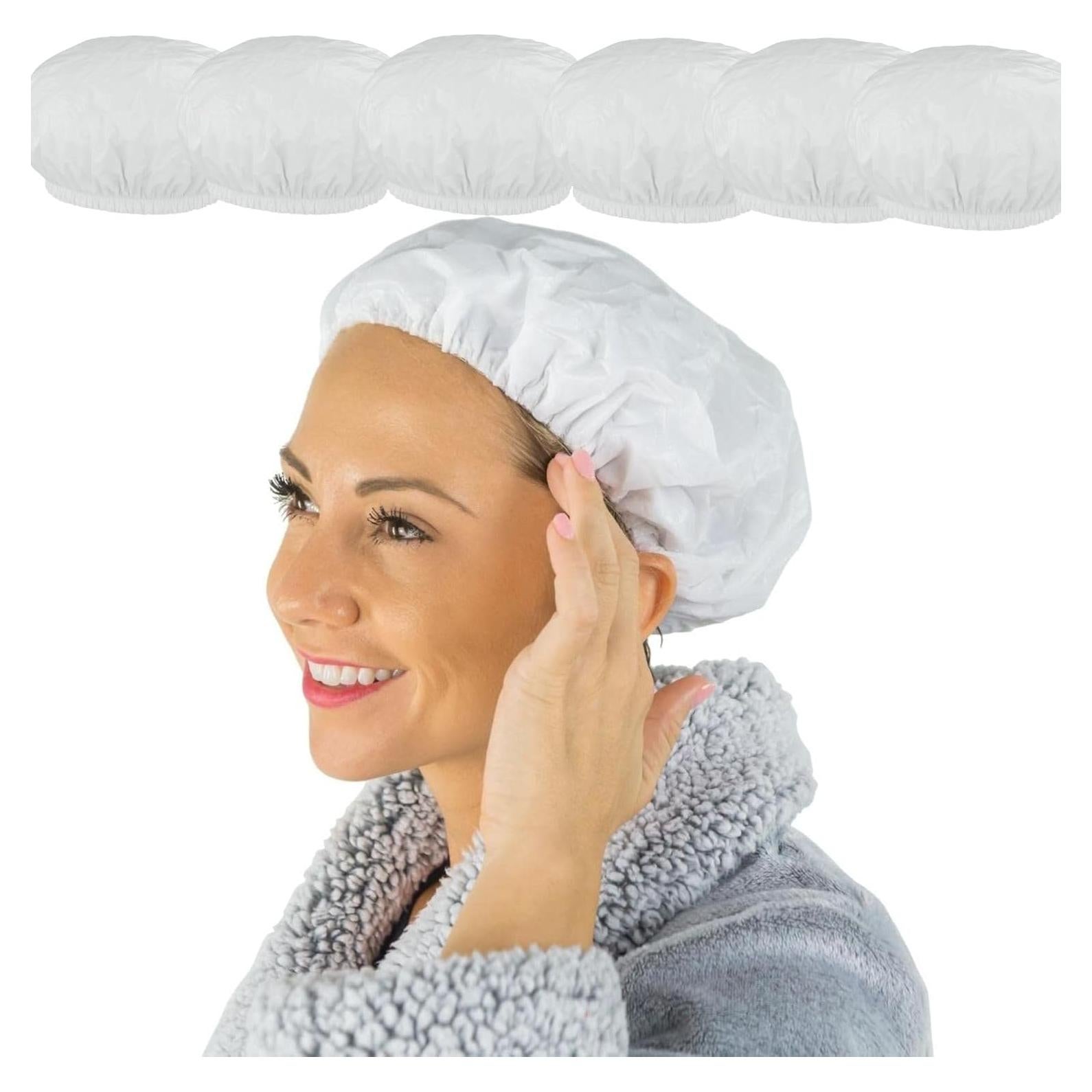 Gorras de Champú Desechables Vive - 6 Piezas Sin Agua