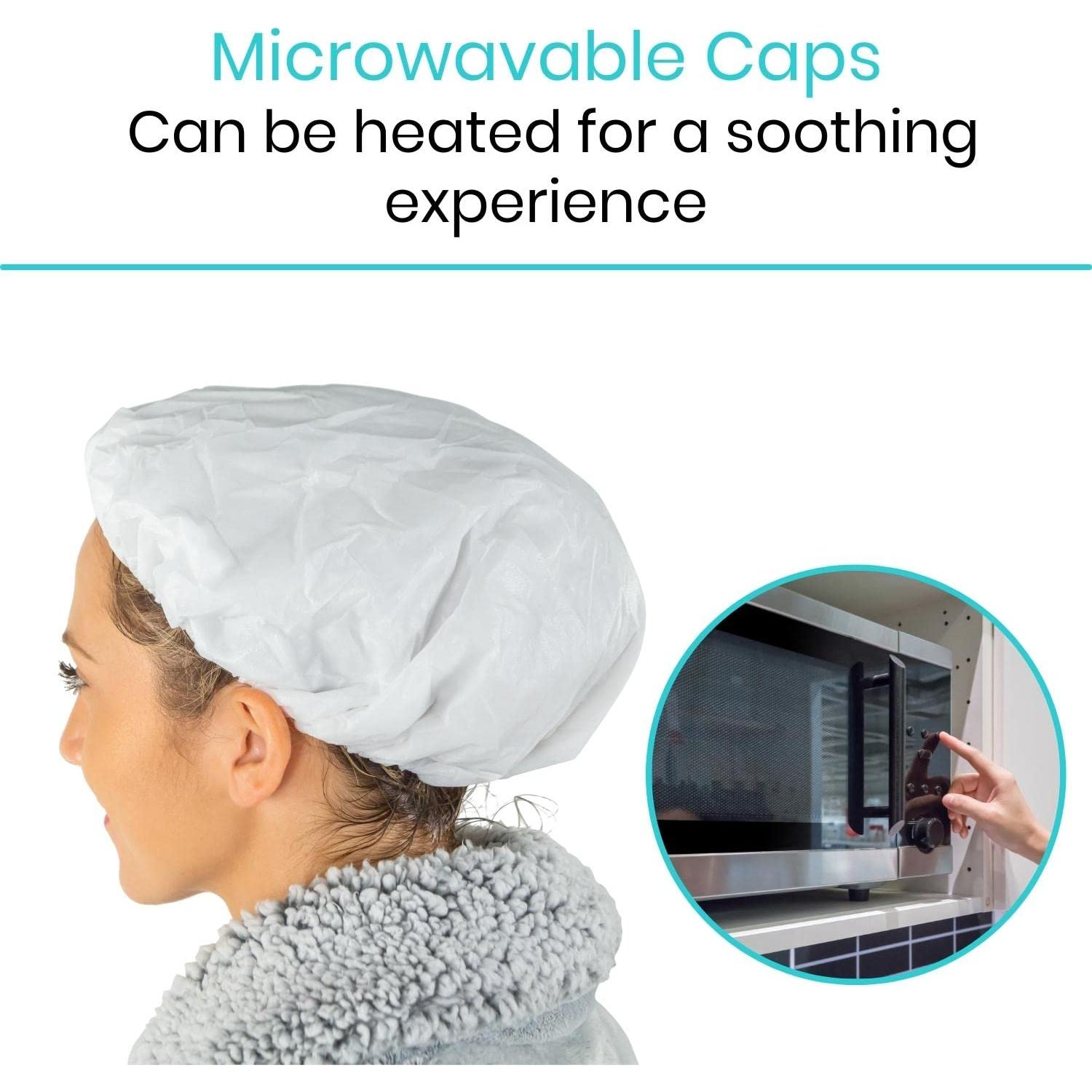 Gorras de Champú Desechables Vive - 6 Piezas Sin Agua