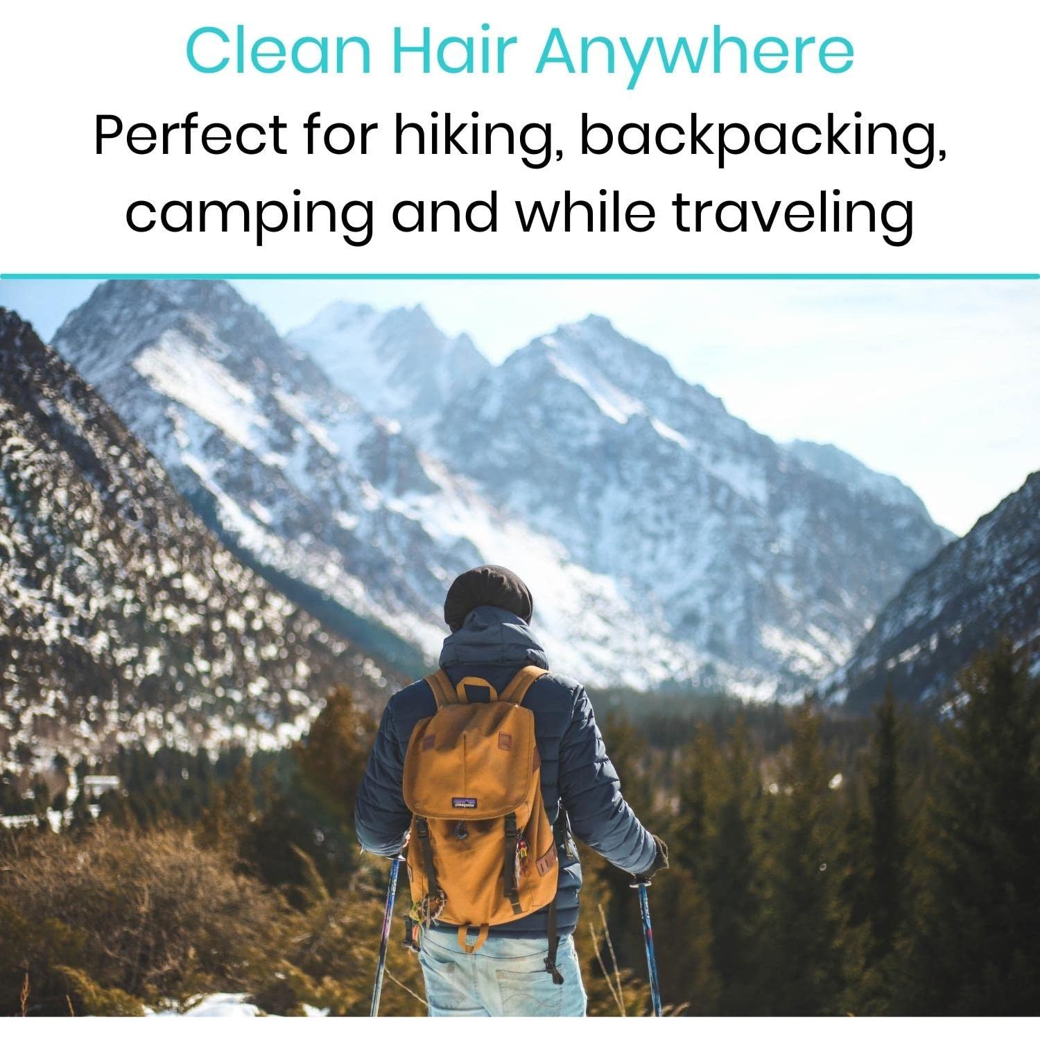 Gorras de Champú Desechables Vive - 6 Piezas Sin Agua