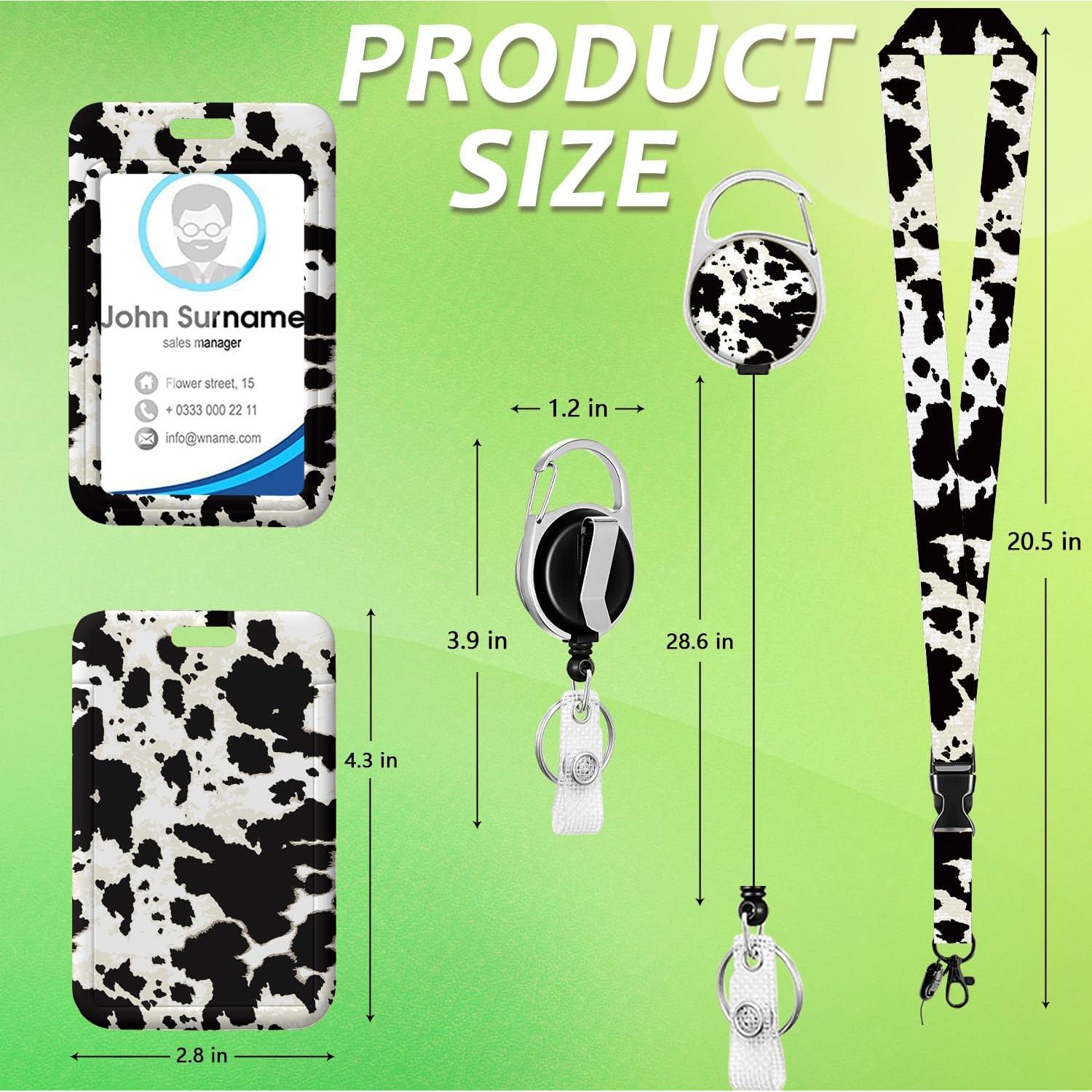 Porta Credenciales Retráctil KEATOU con Cinta Negra 58g