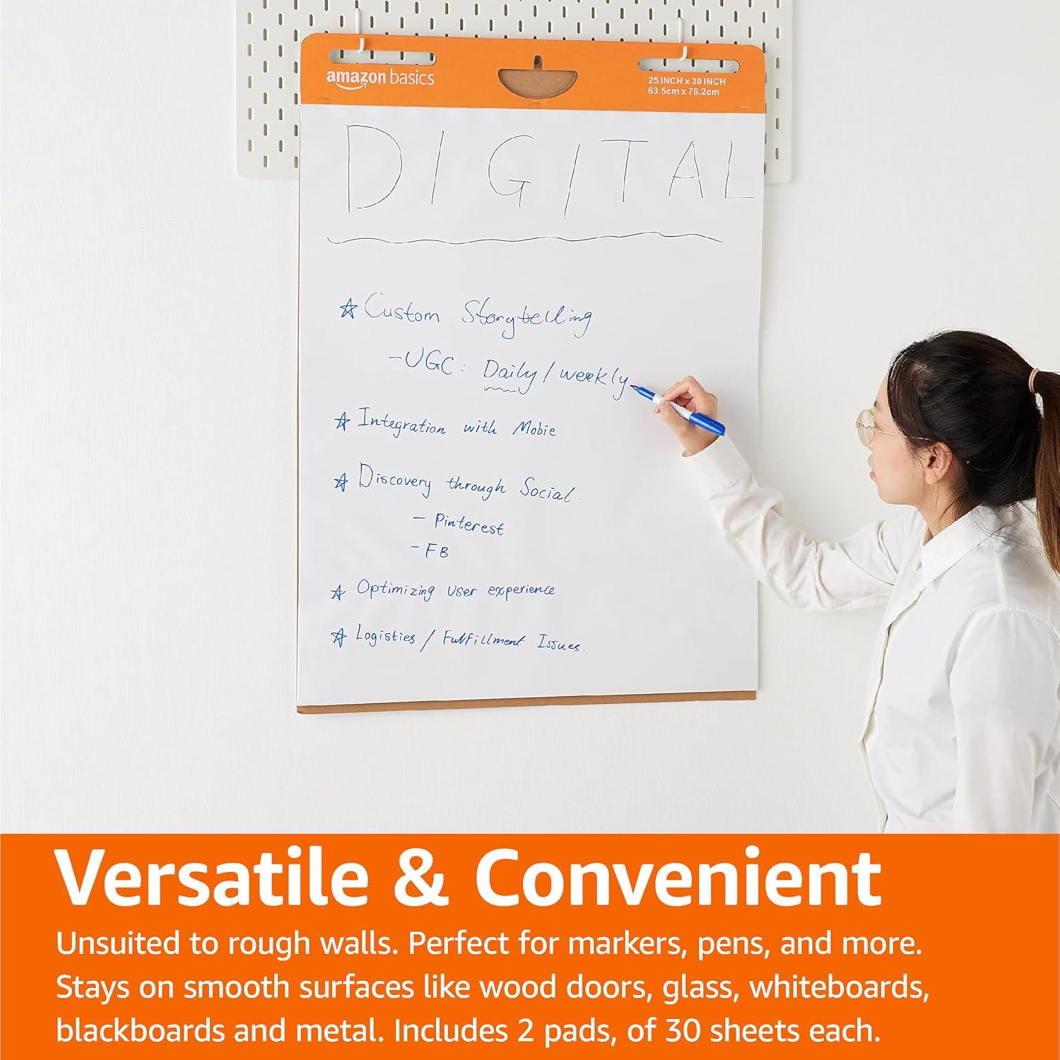 Almohadillas Adhesivas para Caballete Amazon Basics 63.5x76.2cm - 2 Piezas