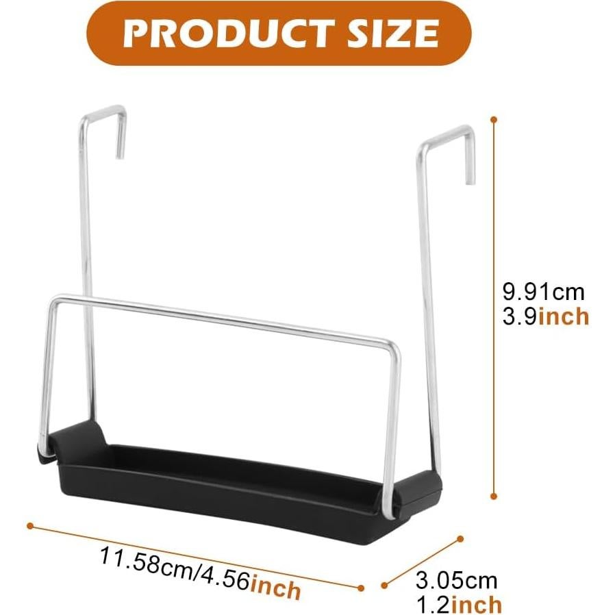 Soporte para tapa de olla de cocción lenta EMVANV, 2 piezas, acero inoxidable y silicona